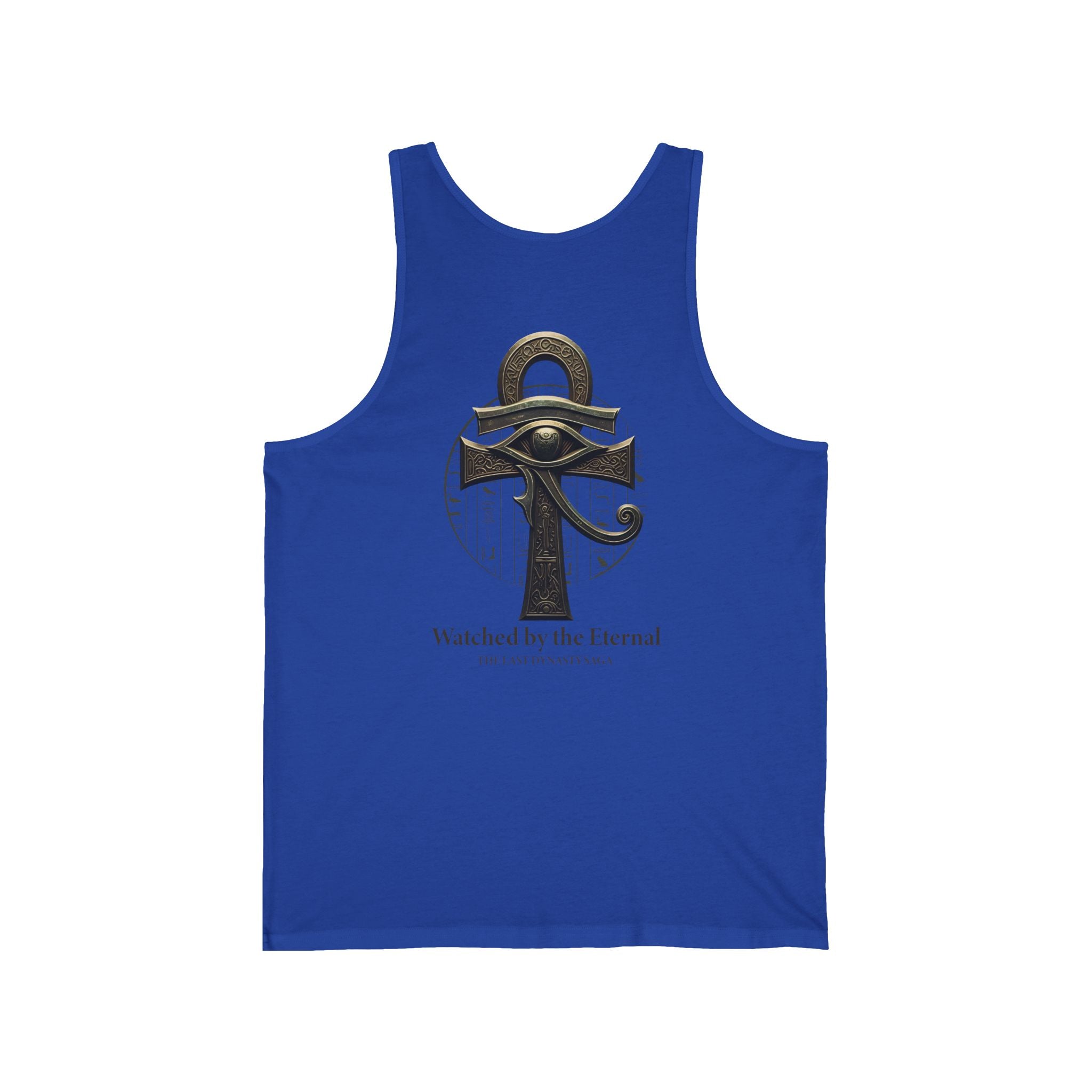 Egyptian Scarab & Eye Tank Top — "This Is Your Awakening" Spiritual Graphic Tank
