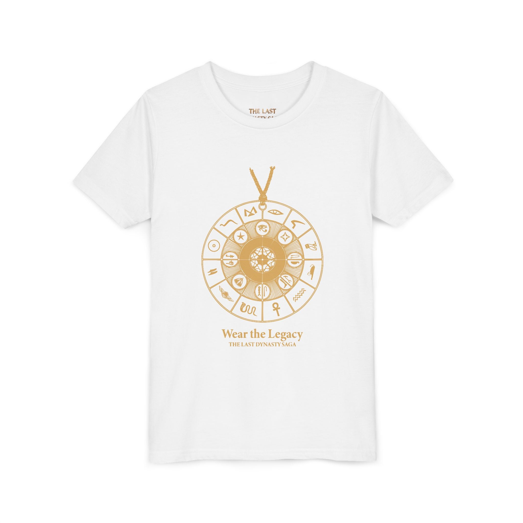 Youth Graphic Tee — THE SAGA Compass & Abstract Hero&