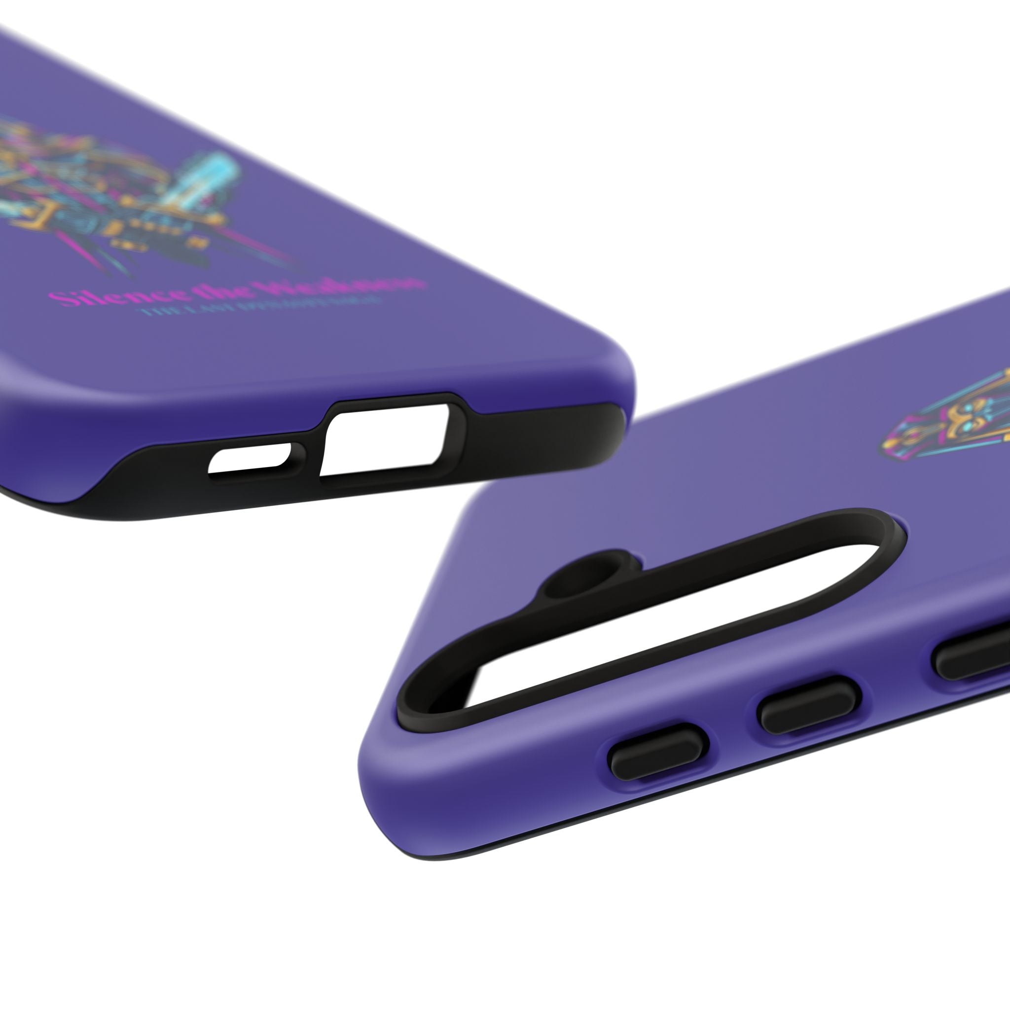 Phone Case — Neon Pharaoh Dual Swords "Silence the Weakness"