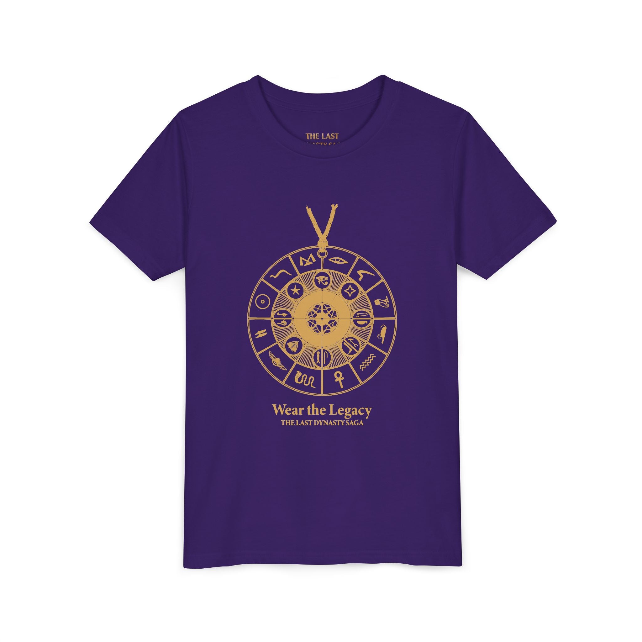 Youth Graphic Tee — THE SAGA Compass & Abstract Hero&