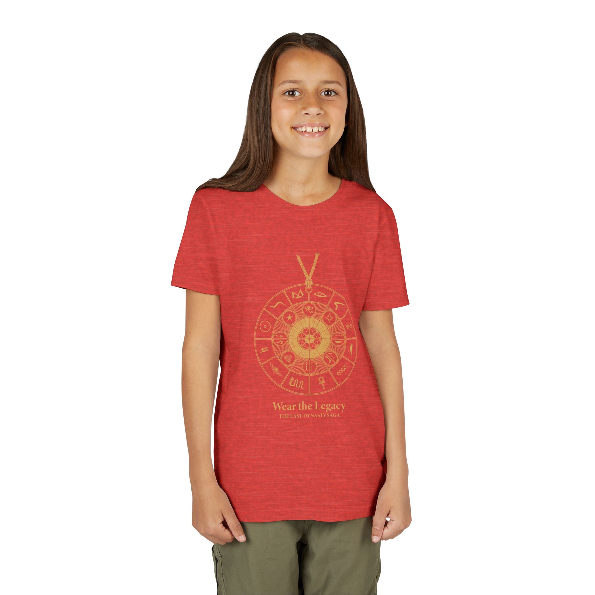 Youth Graphic Tee — THE SAGA Compass & Abstract Hero&