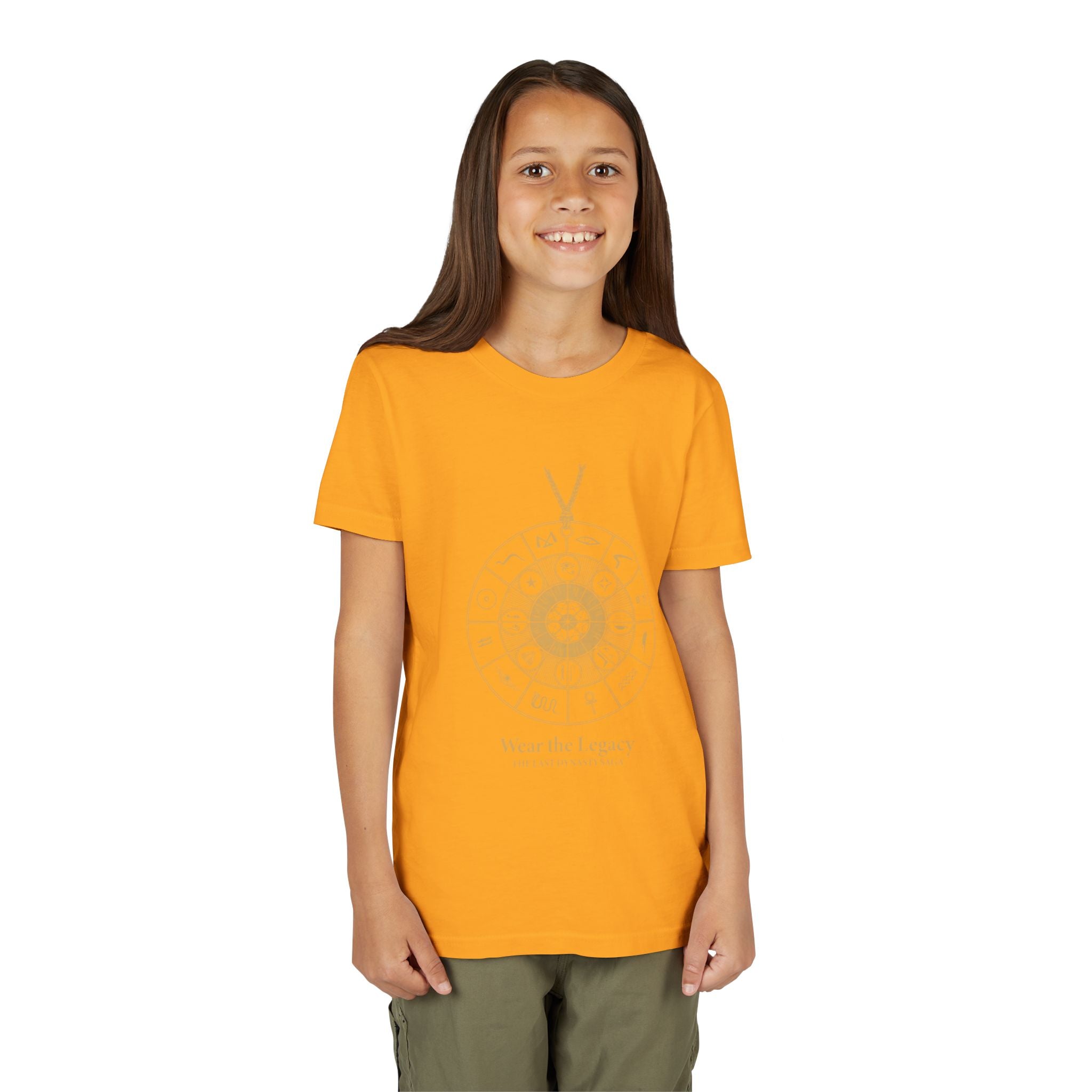 Youth Graphic Tee — THE SAGA Compass & Abstract Hero&