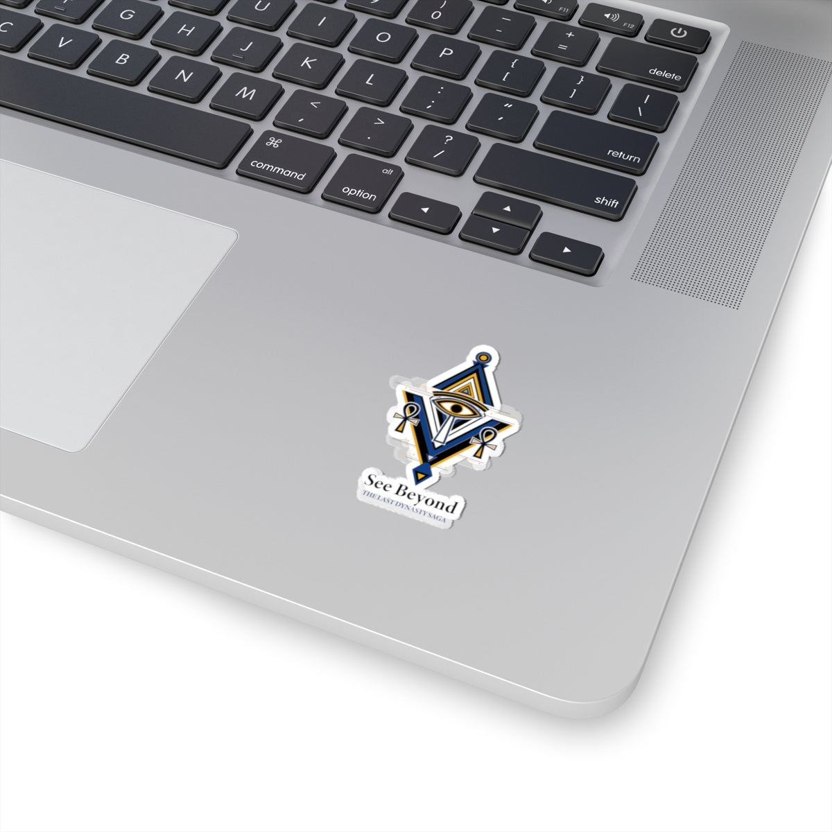 Last Dynasty Saga Sticker — Minimalist Retro Game Logo Kiss-Cut Sticker
