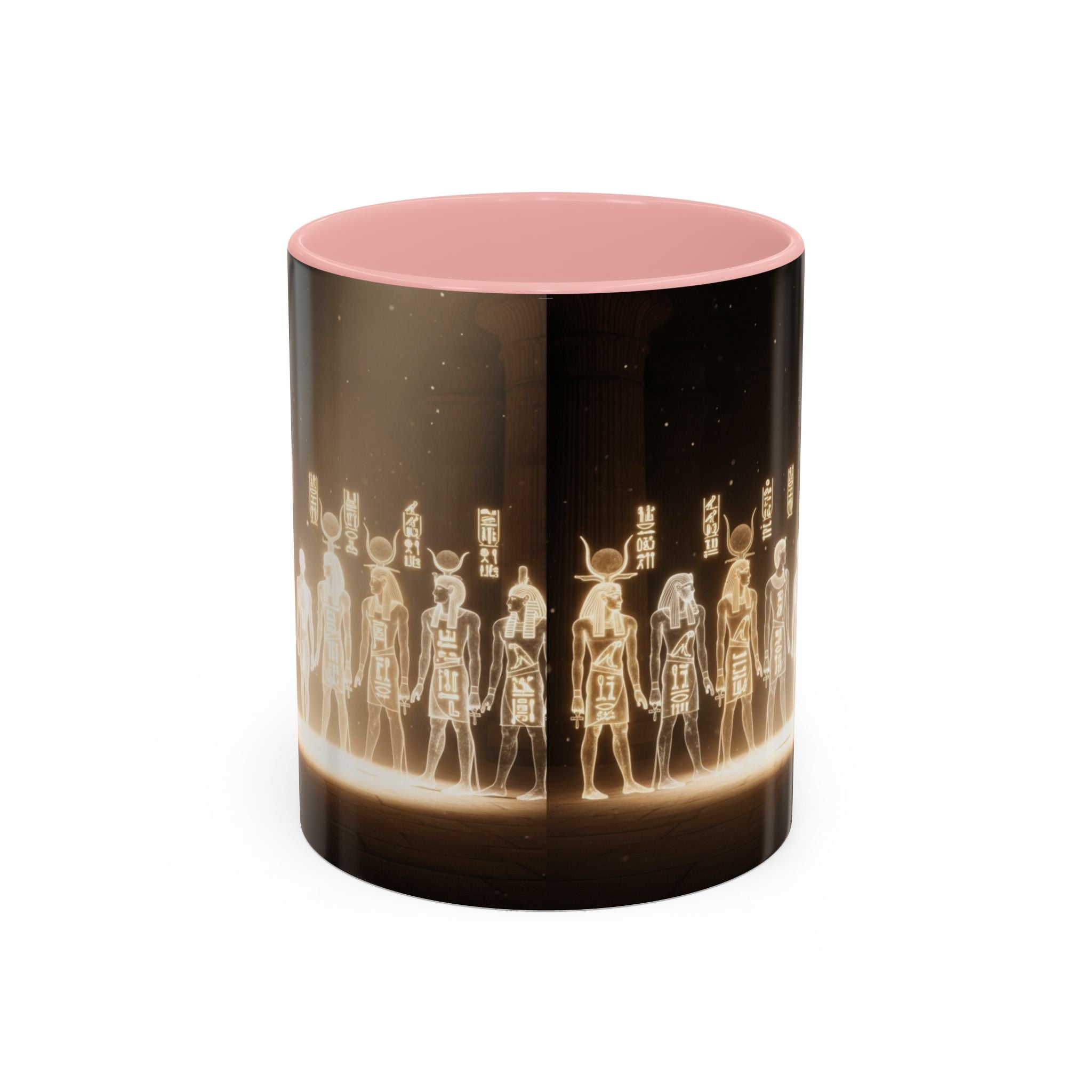 Egyptian Gods Lineup Coffee Mug — Ancient Deities Accent Mug (11/15oz)