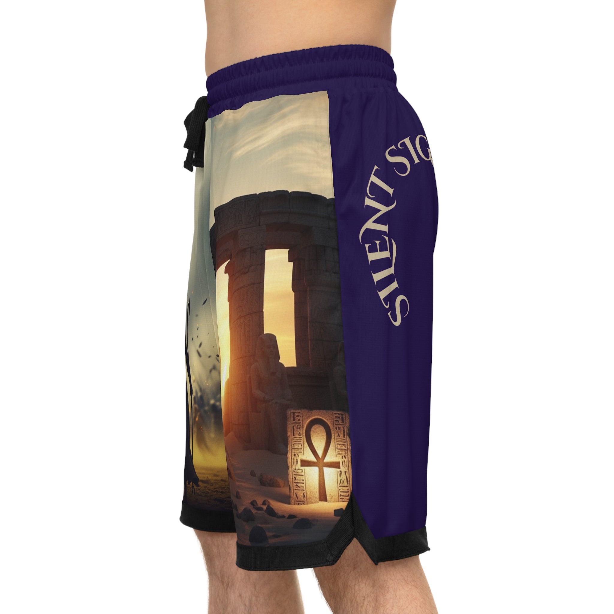 Egyptian Ankh Basketball Shorts — &