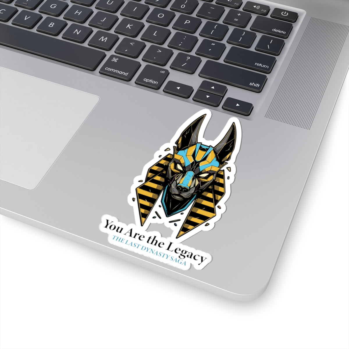 Last Dynasty Saga Sticker — Minimalist Retro Game Logo Kiss-Cut Sticker
