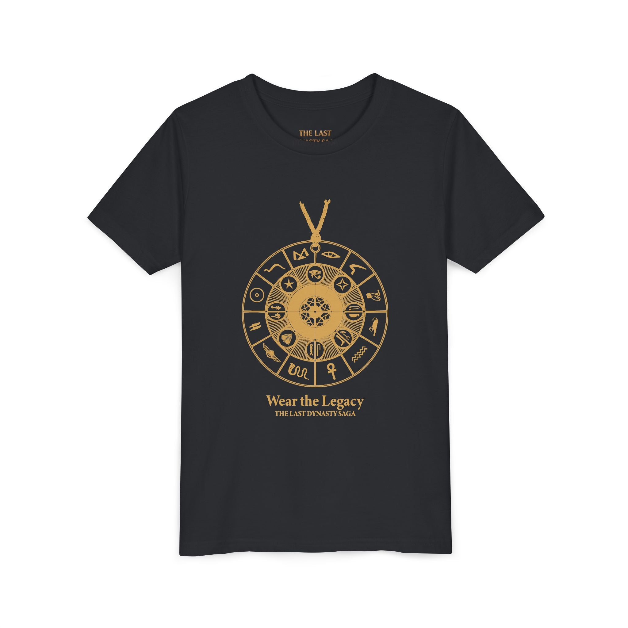 Youth Graphic Tee — THE SAGA Compass & Abstract Hero&
