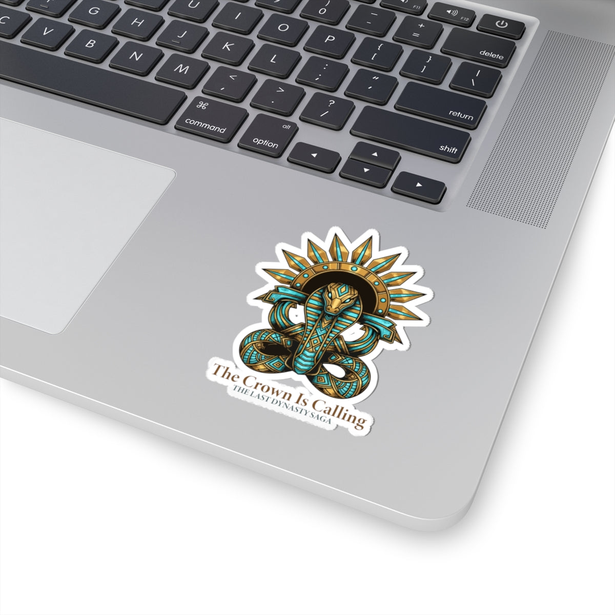 Last Dynasty Saga Sticker — Minimalist Retro Game Logo Kiss-Cut Sticker