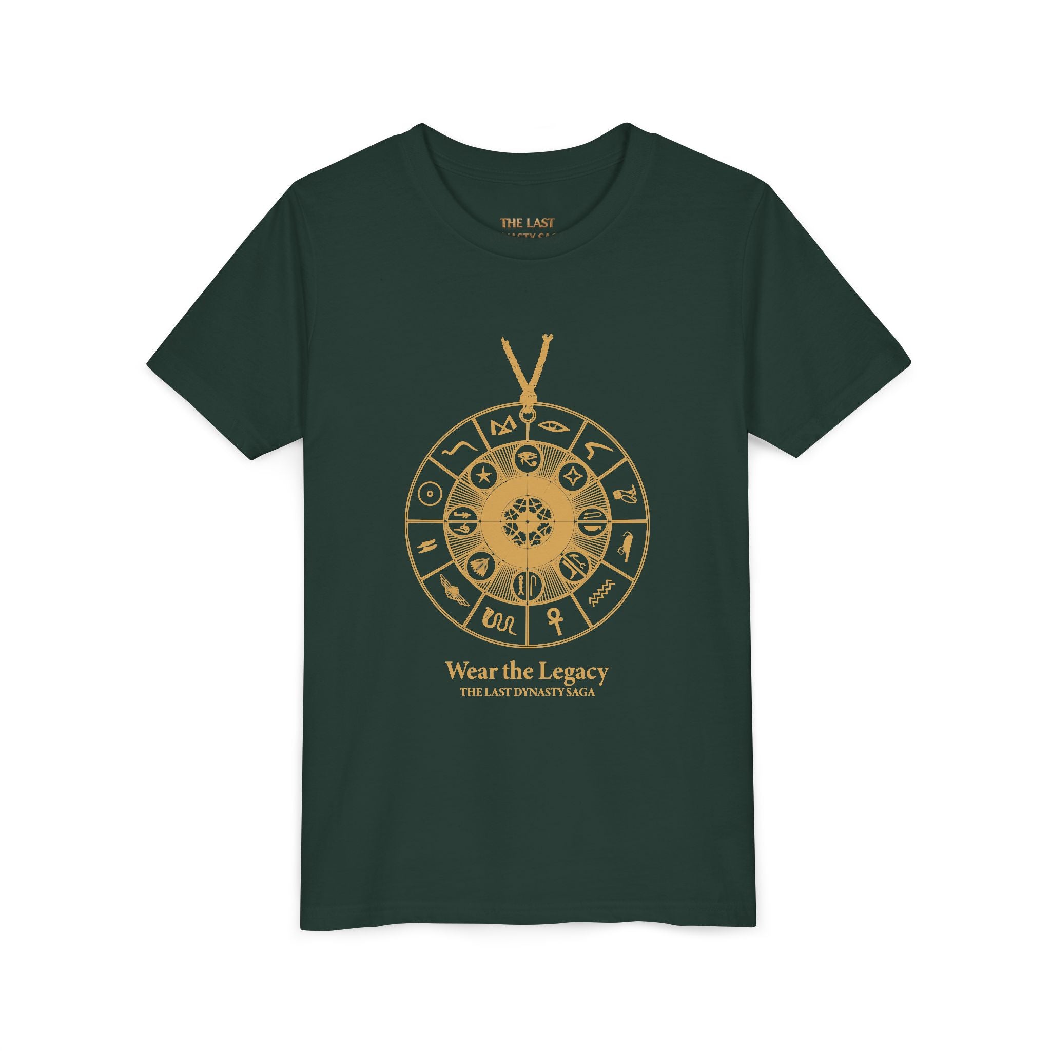 Youth Graphic Tee — THE SAGA Compass & Abstract Hero&