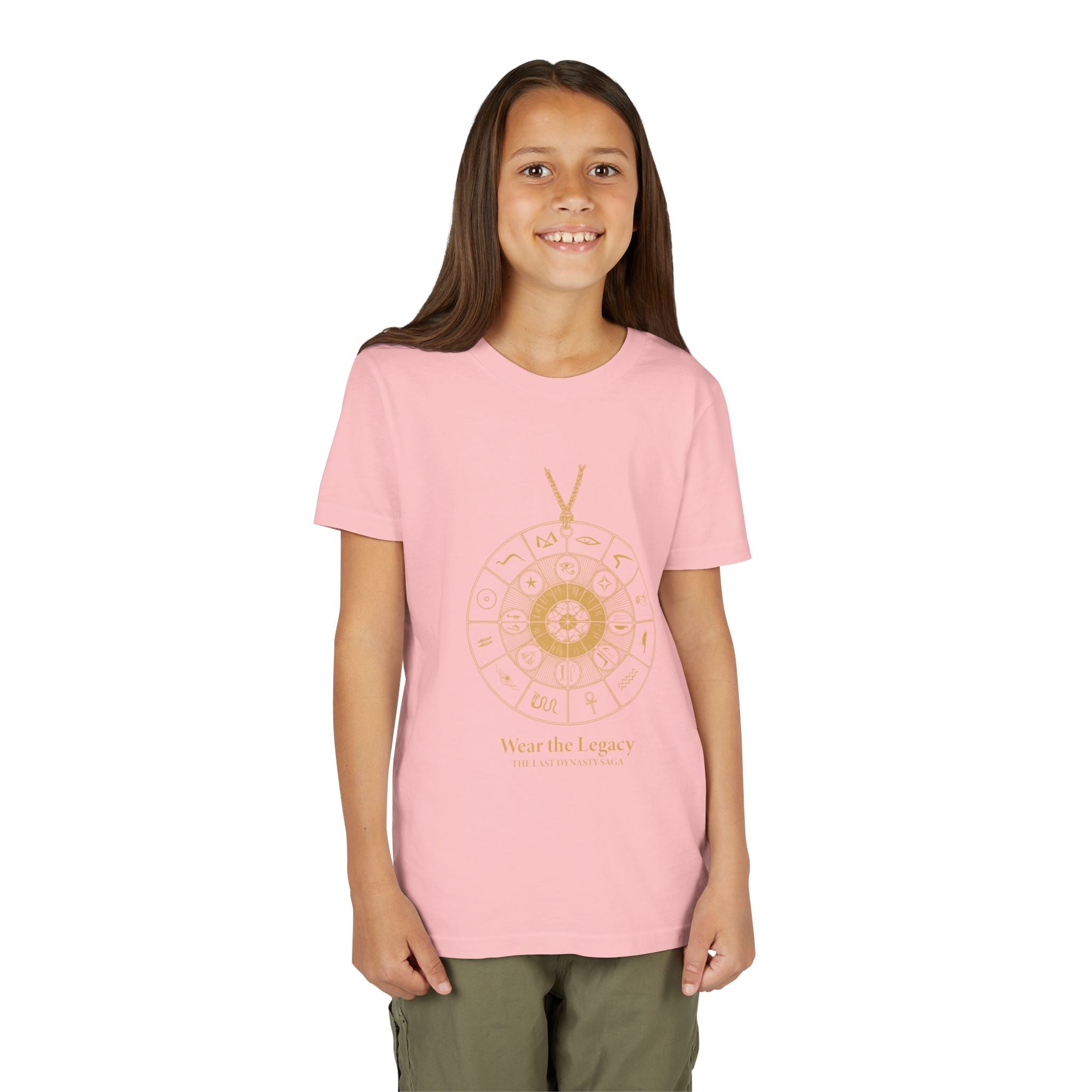 Youth Graphic Tee — THE SAGA Compass & Abstract Hero&