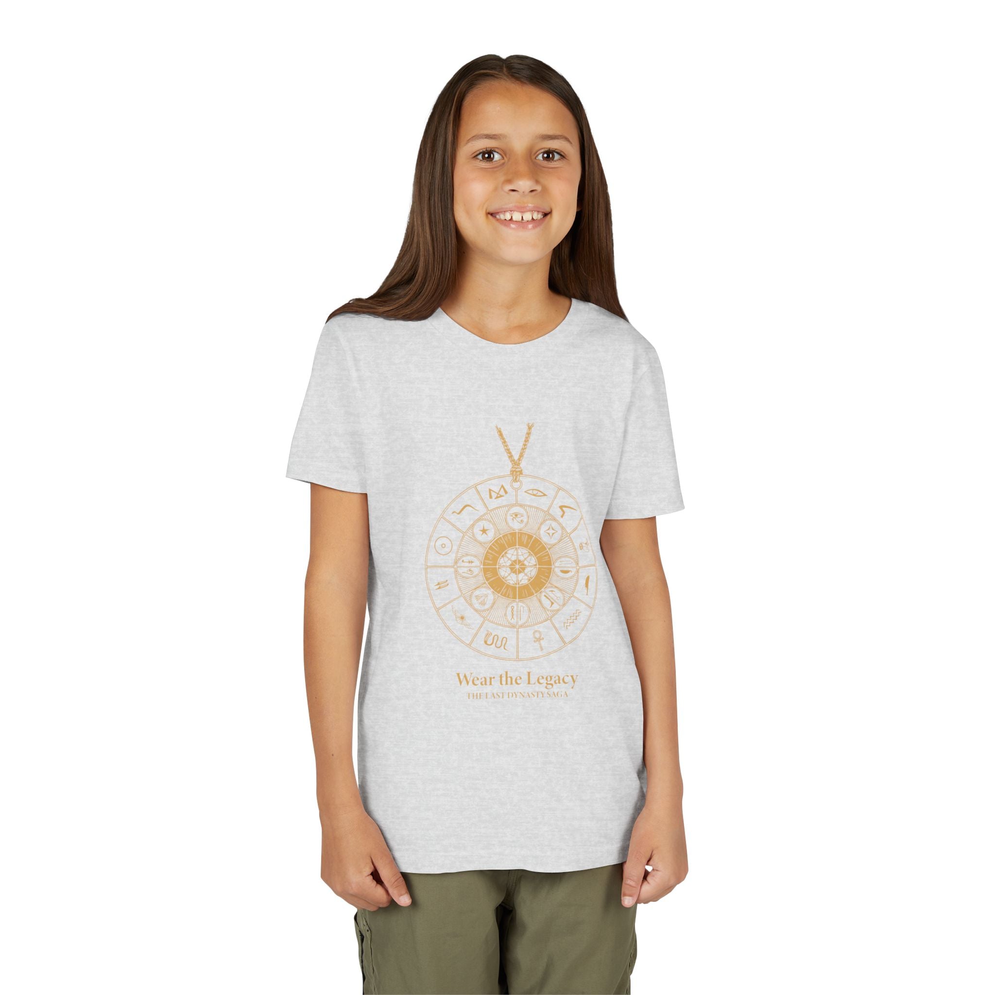 Youth Graphic Tee — THE SAGA Compass & Abstract Hero&