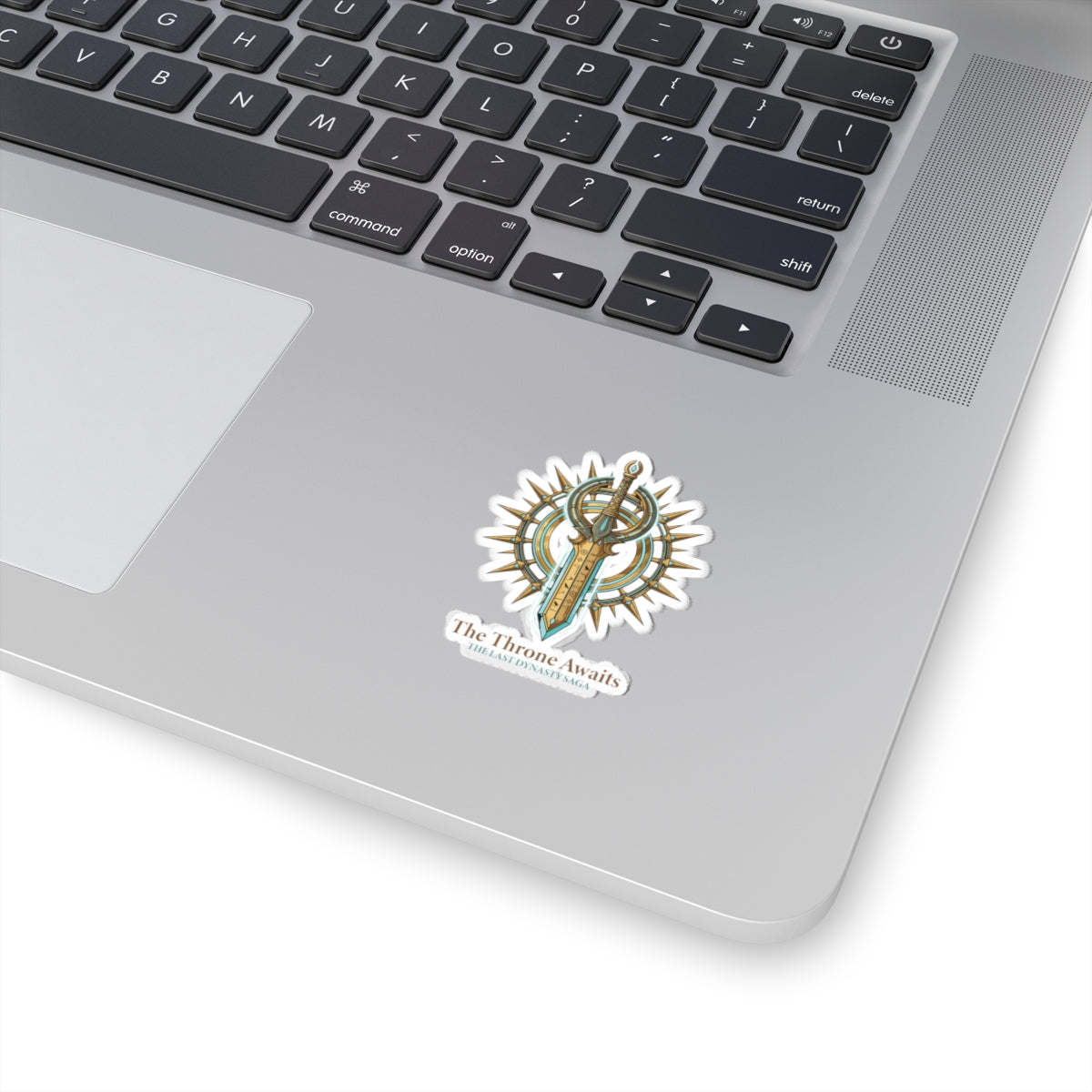 Last Dynasty Saga Sticker — Minimalist Retro Game Logo Kiss-Cut Sticker