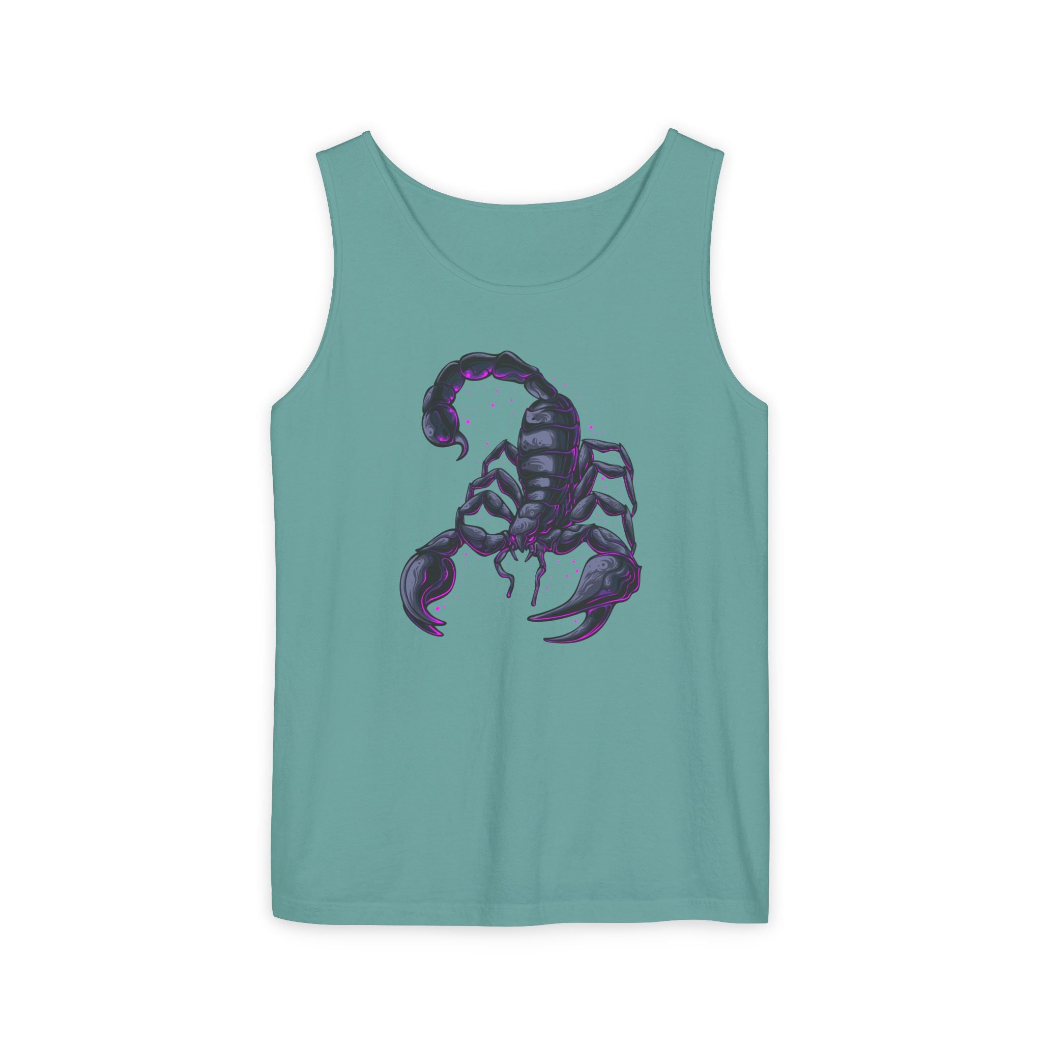 Scorpion Graphic Tank Top — Dark Cosmic Scorpion Art