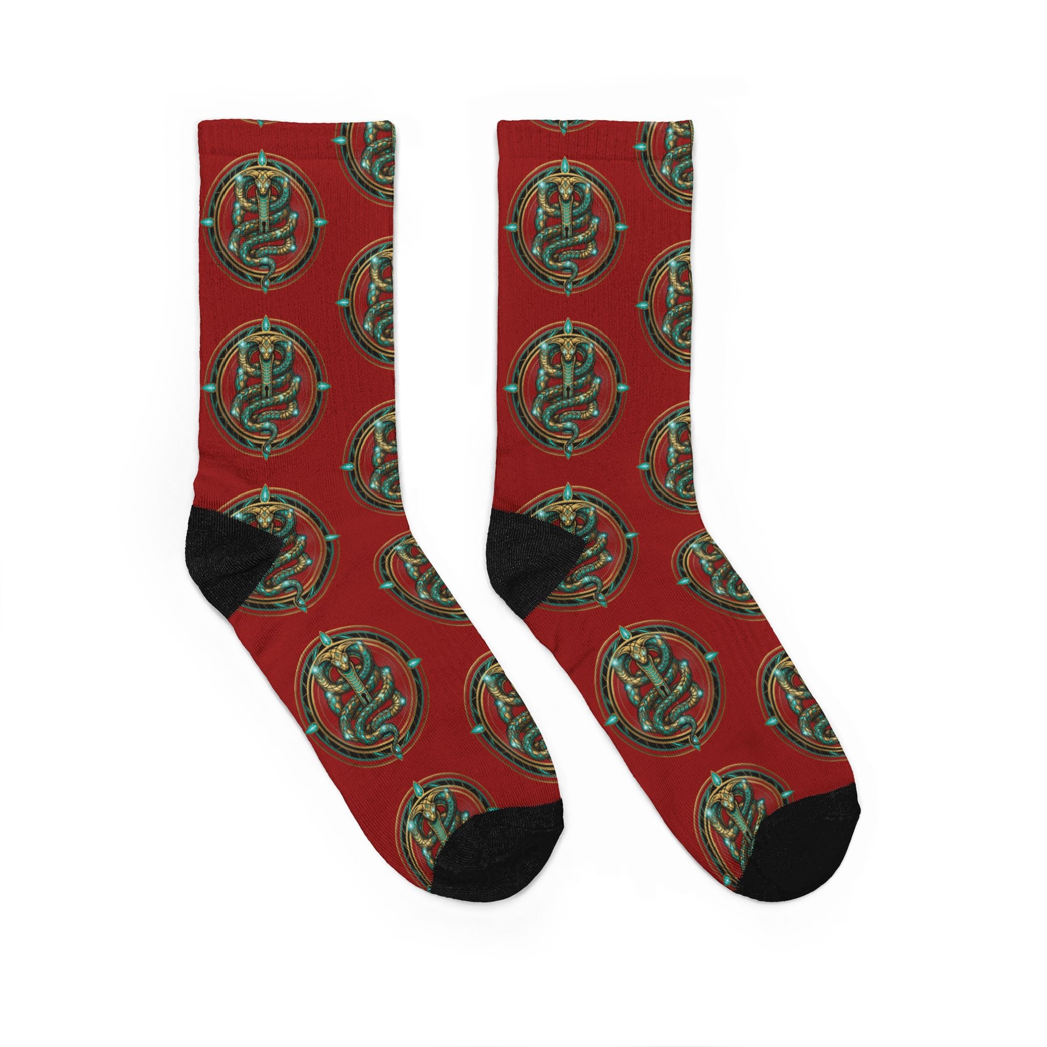 Red Serpent Socks — The Saga Everyday Wear
