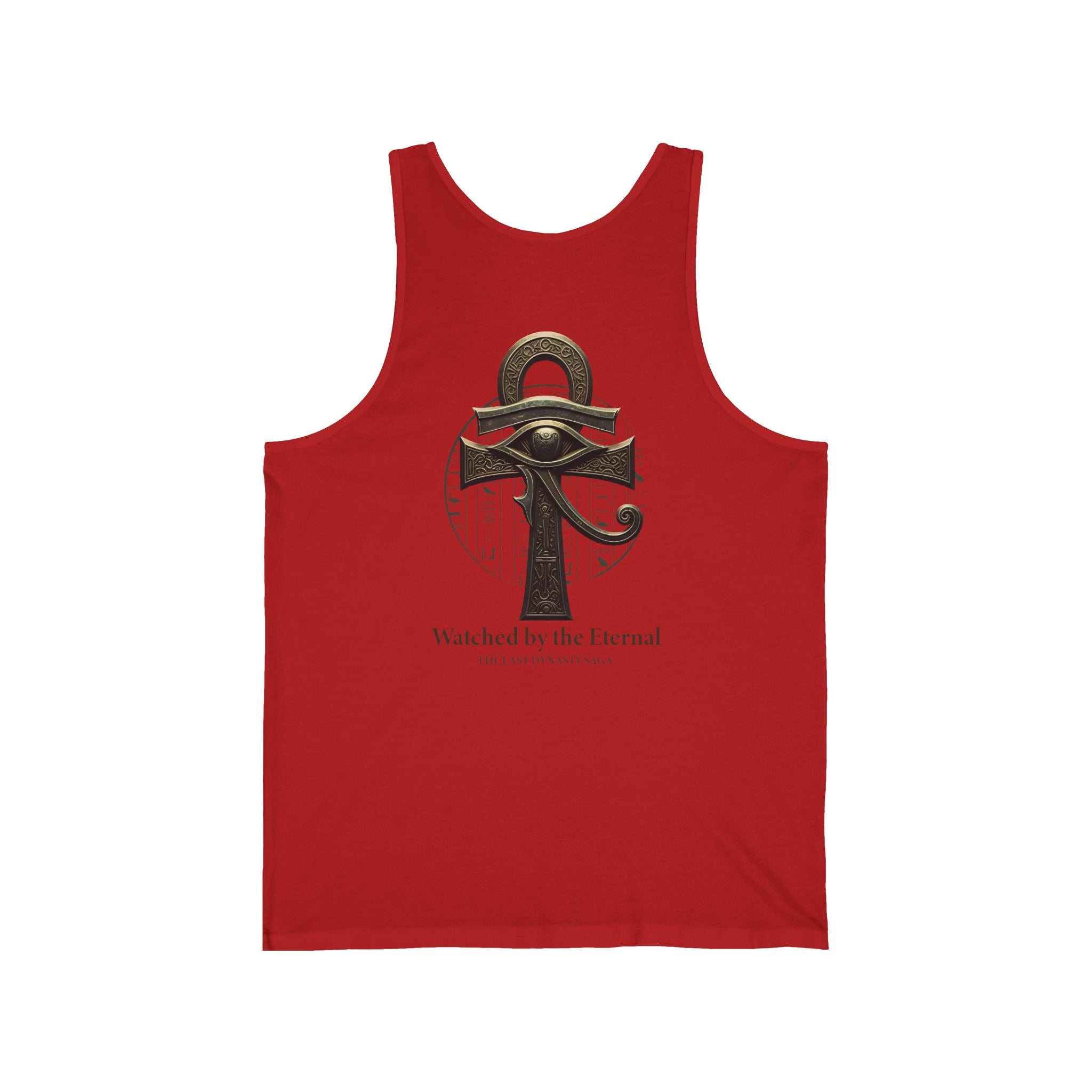 Egyptian Scarab & Eye Tank Top — "This Is Your Awakening" Spiritual Graphic Tank