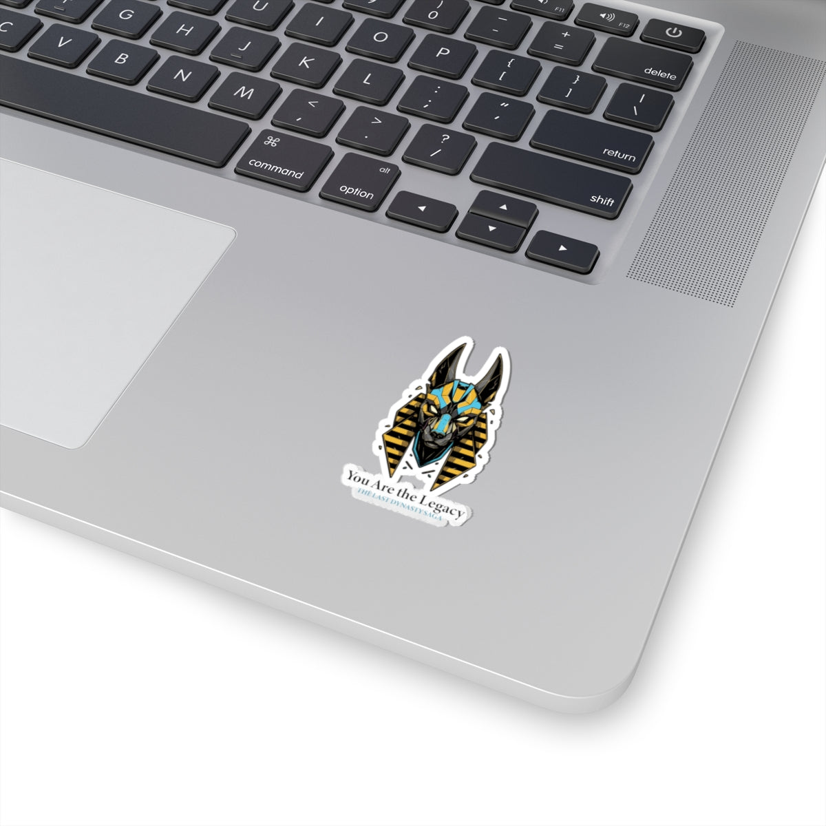 Last Dynasty Saga Sticker — Minimalist Retro Game Logo Kiss-Cut Sticker
