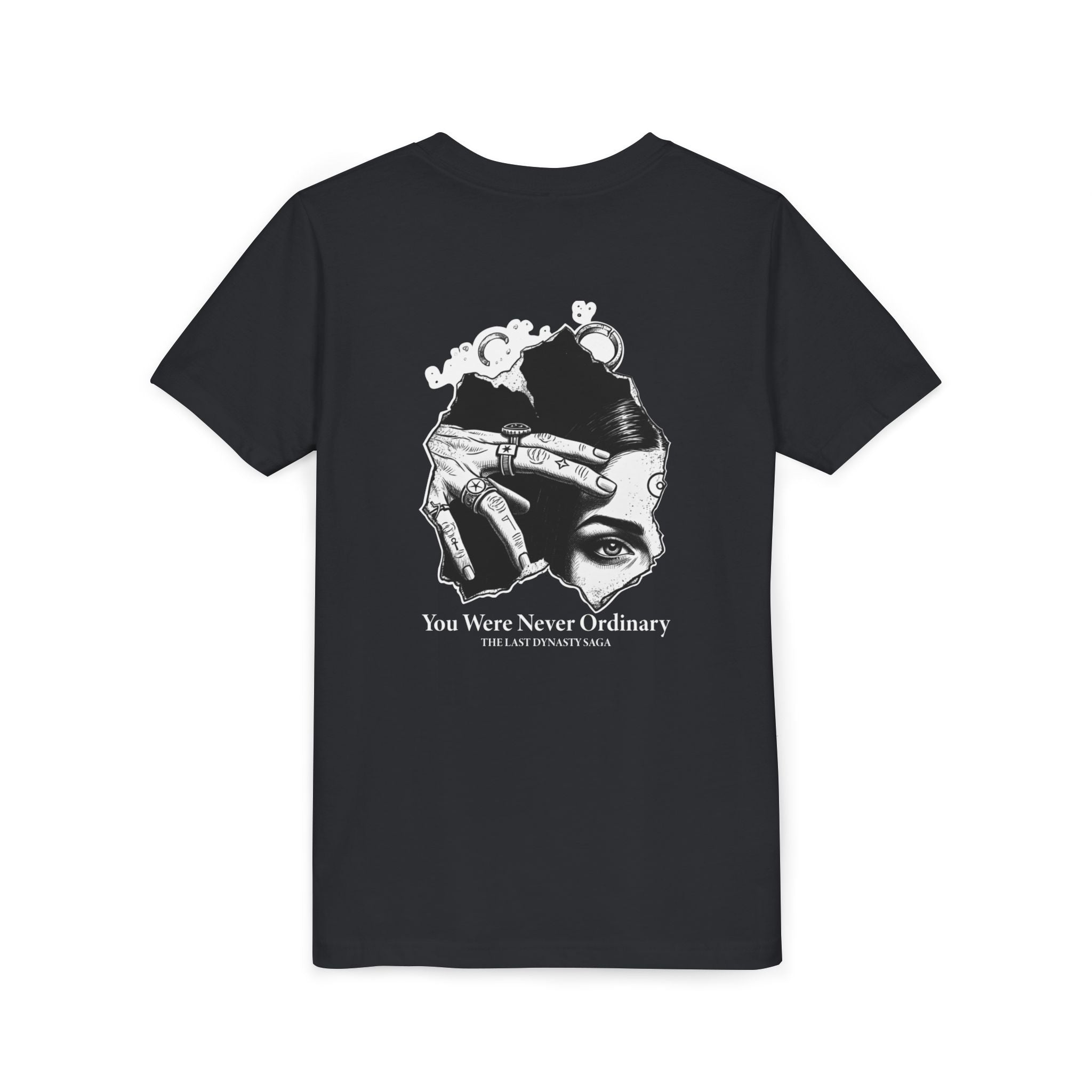 Youth Graphic Tee — THE SAGA Compass & Abstract Hero&