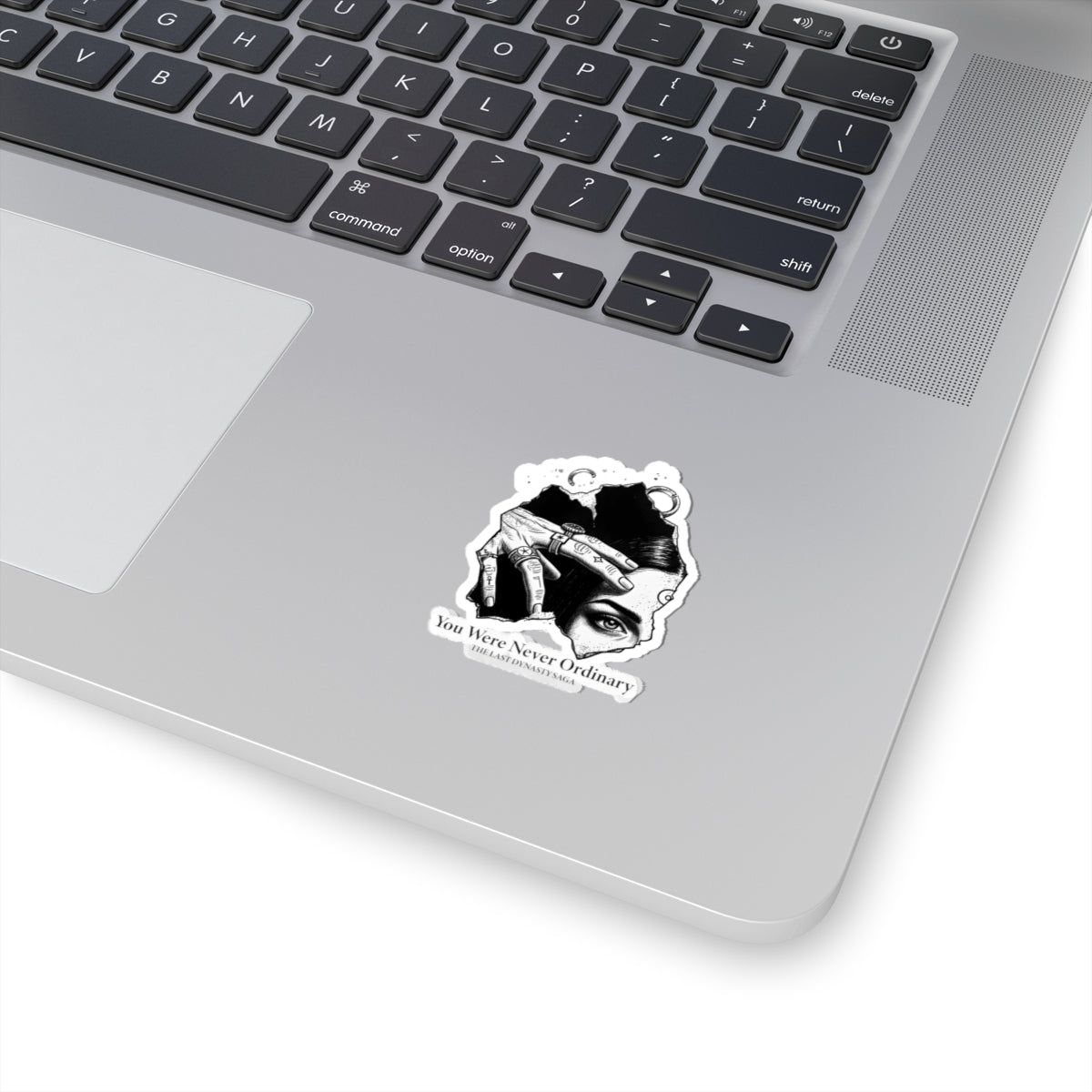 Last Dynasty Saga Sticker — Minimalist Retro Game Logo Kiss-Cut Sticker