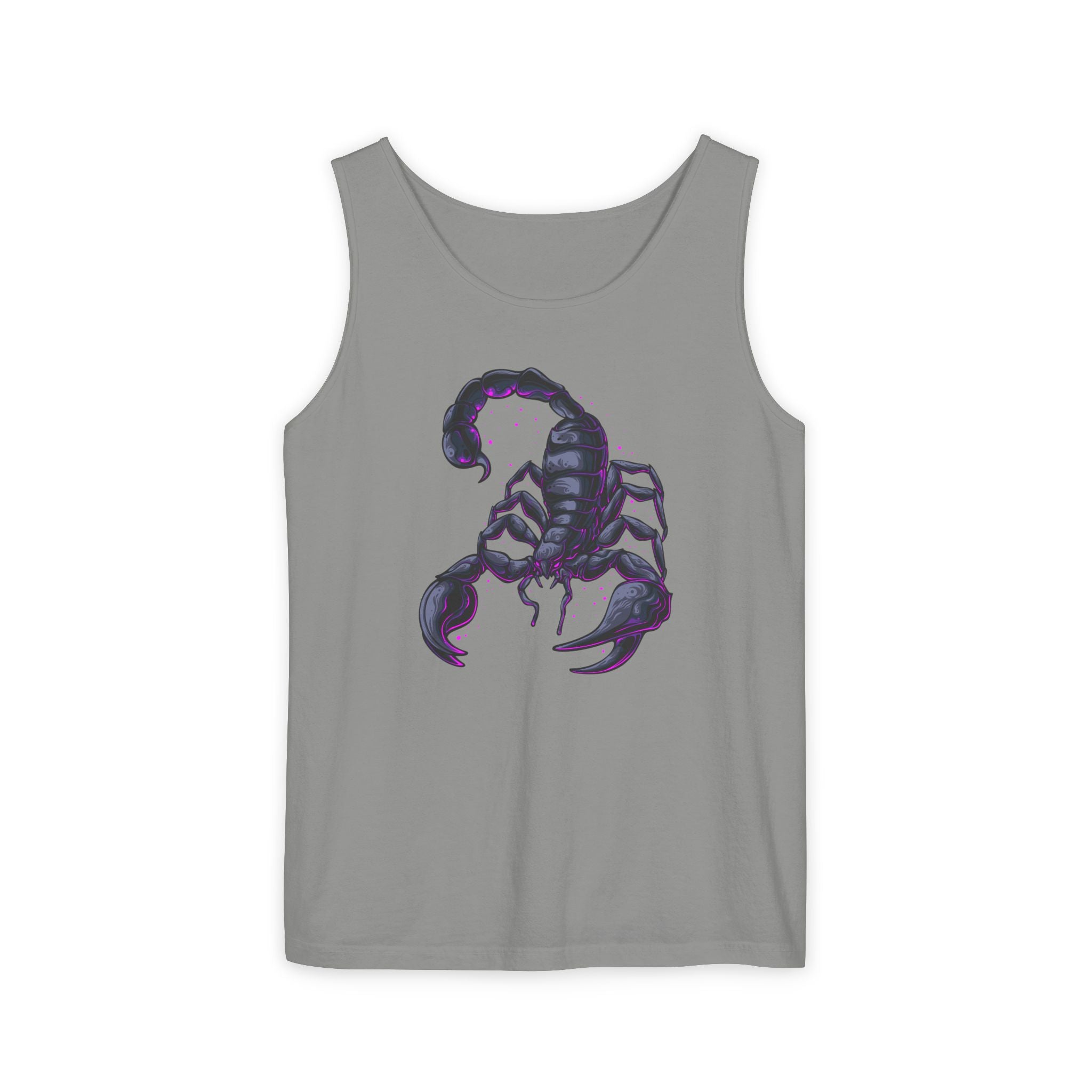 Scorpion Graphic Tank Top — Dark Cosmic Scorpion Art