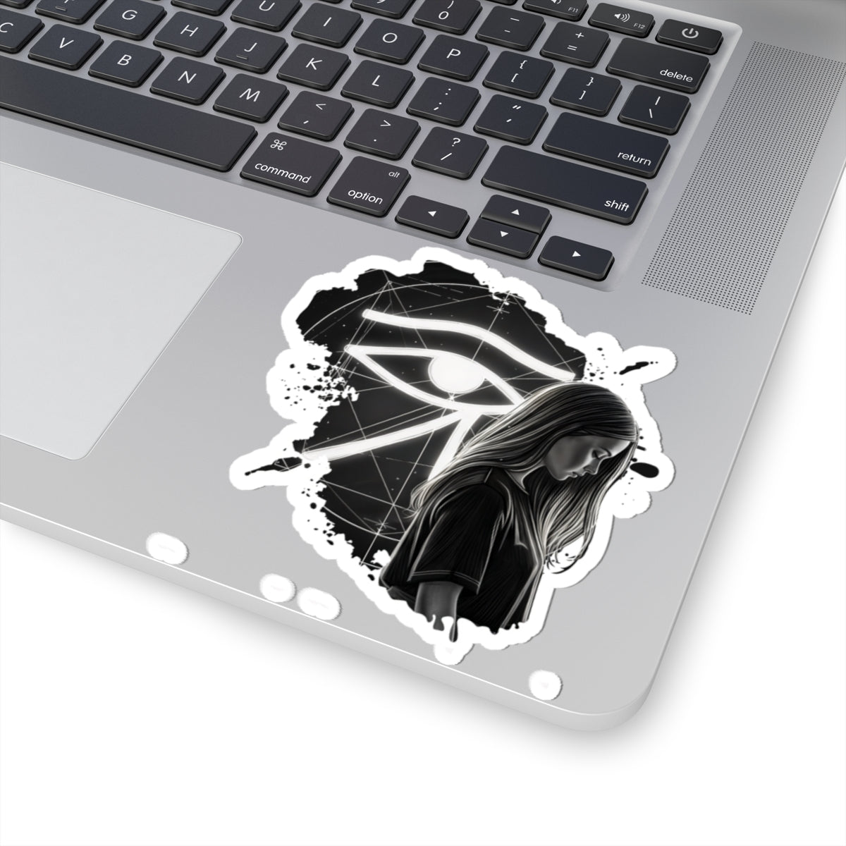 The Last Dynasty Saga Sticker — Minimalist Retro Game Logo Kiss-Cut Sticker