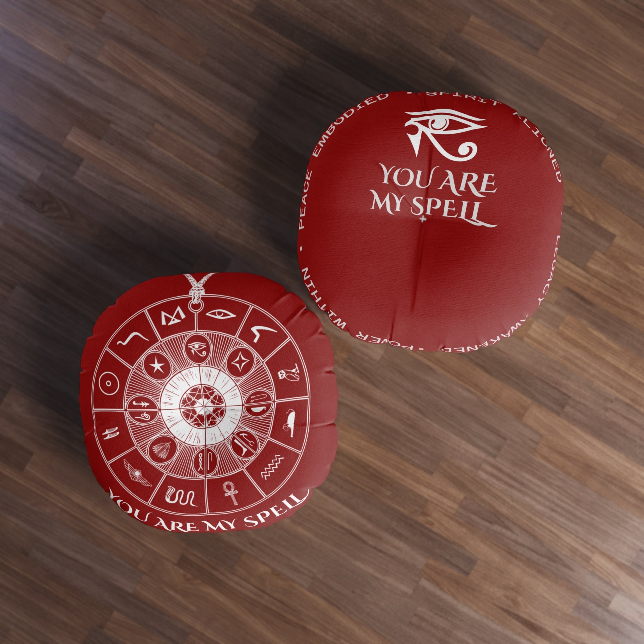 Round Tufted Floor Pillow — &
