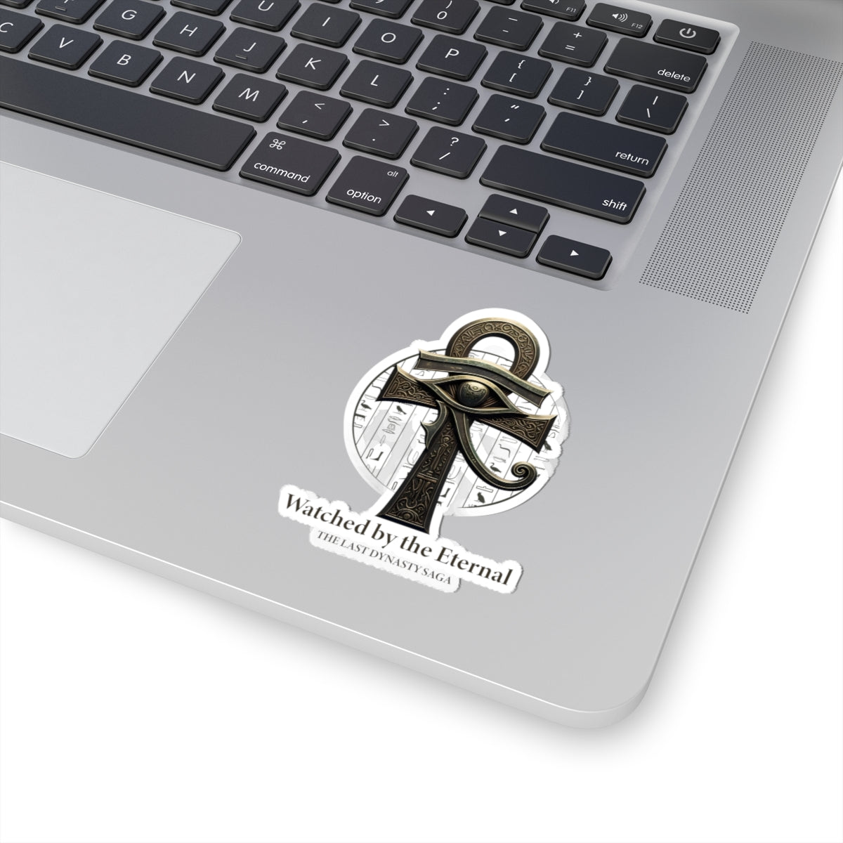 Last Dynasty Saga Sticker — Minimalist Retro Game Logo Kiss-Cut Sticker