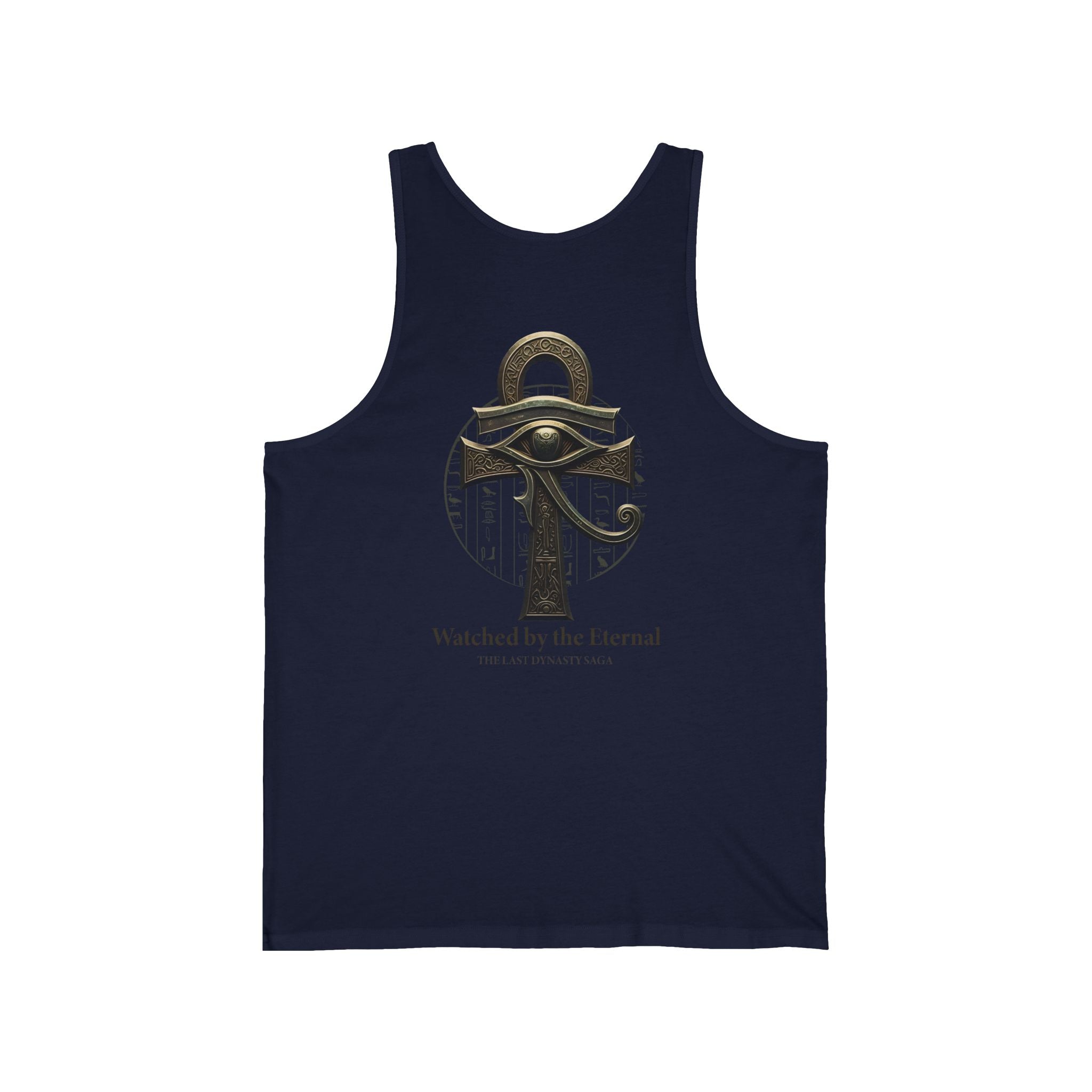 Egyptian Scarab & Eye Tank Top — "This Is Your Awakening" Spiritual Graphic Tank