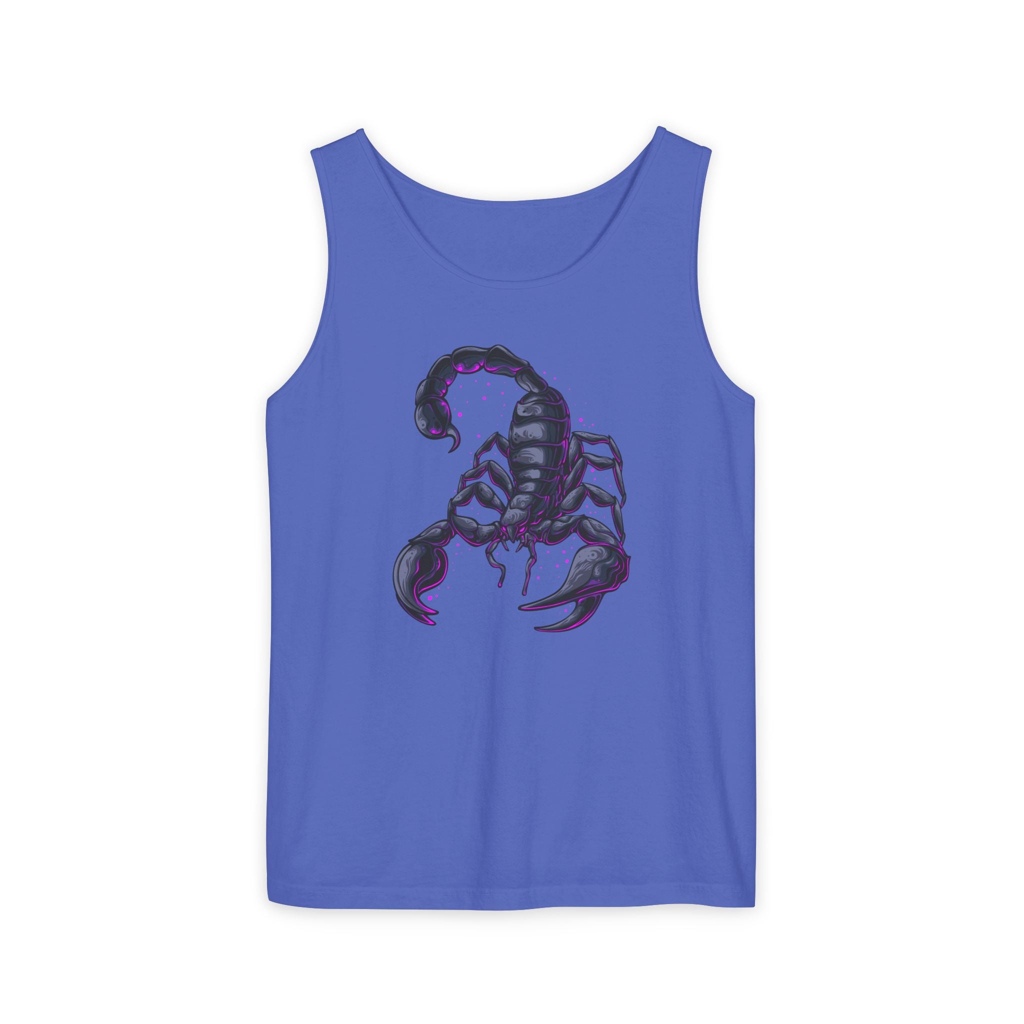 Scorpion Graphic Tank Top — Dark Cosmic Scorpion Art