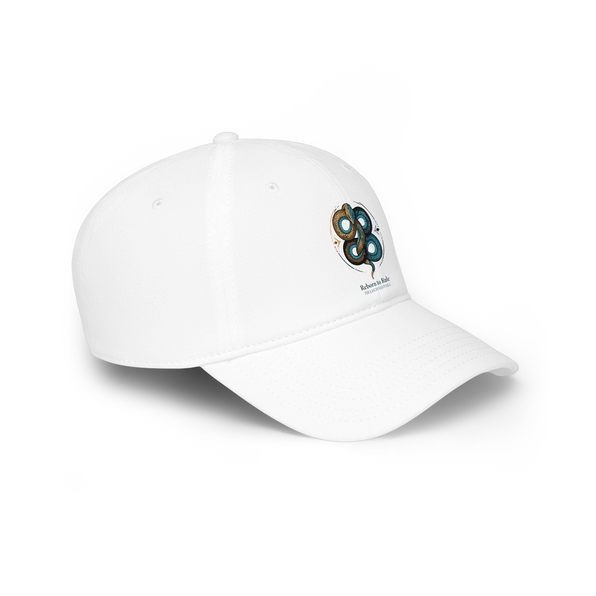 Low Profile Baseball Cap — Nautical Serpent Logo Hat (The Story in Knots)