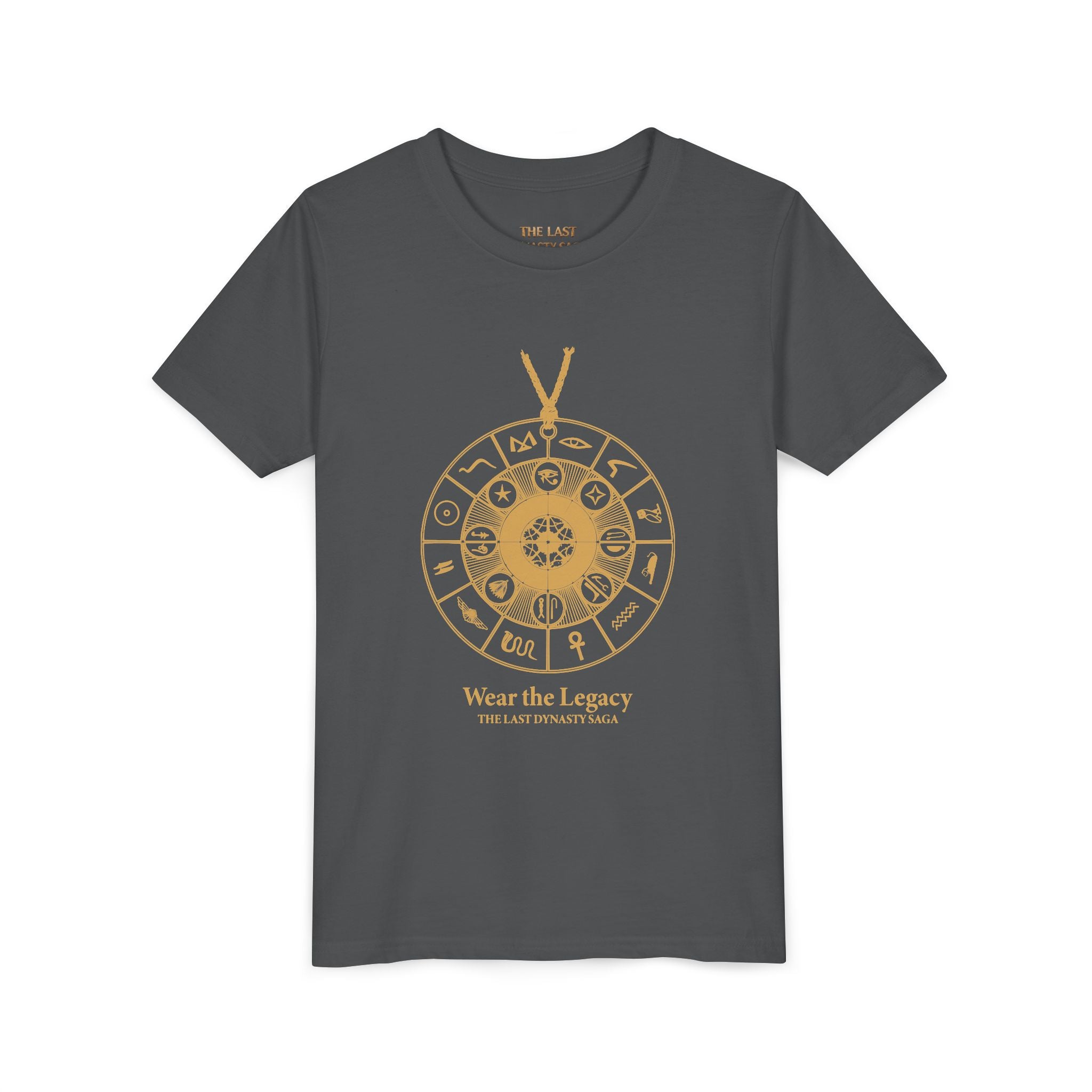 Youth Graphic Tee — THE SAGA Compass & Abstract Hero&