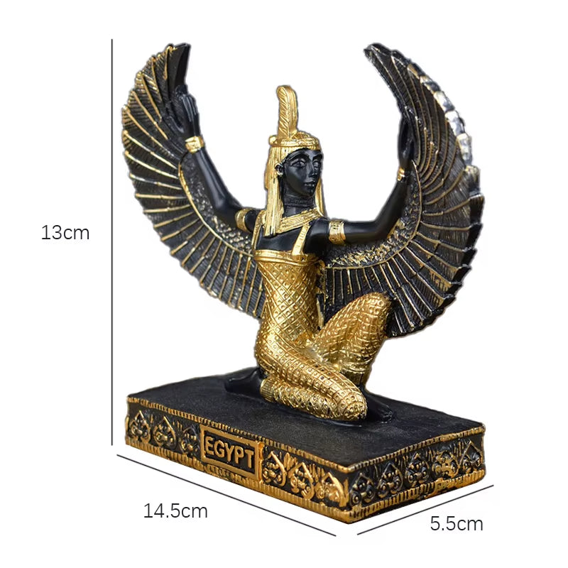The Temple Relics Collection Pyramid • Obelisk • Isis Guardian Sculpture