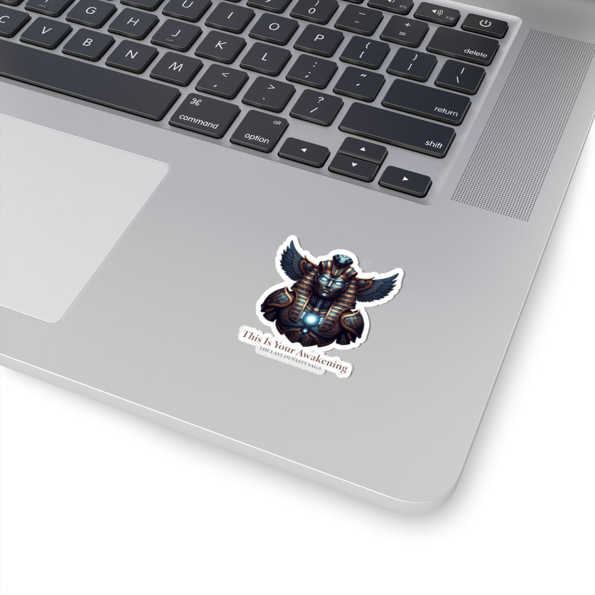 Last Dynasty Saga Sticker — Minimalist Retro Game Logo Kiss-Cut Sticker