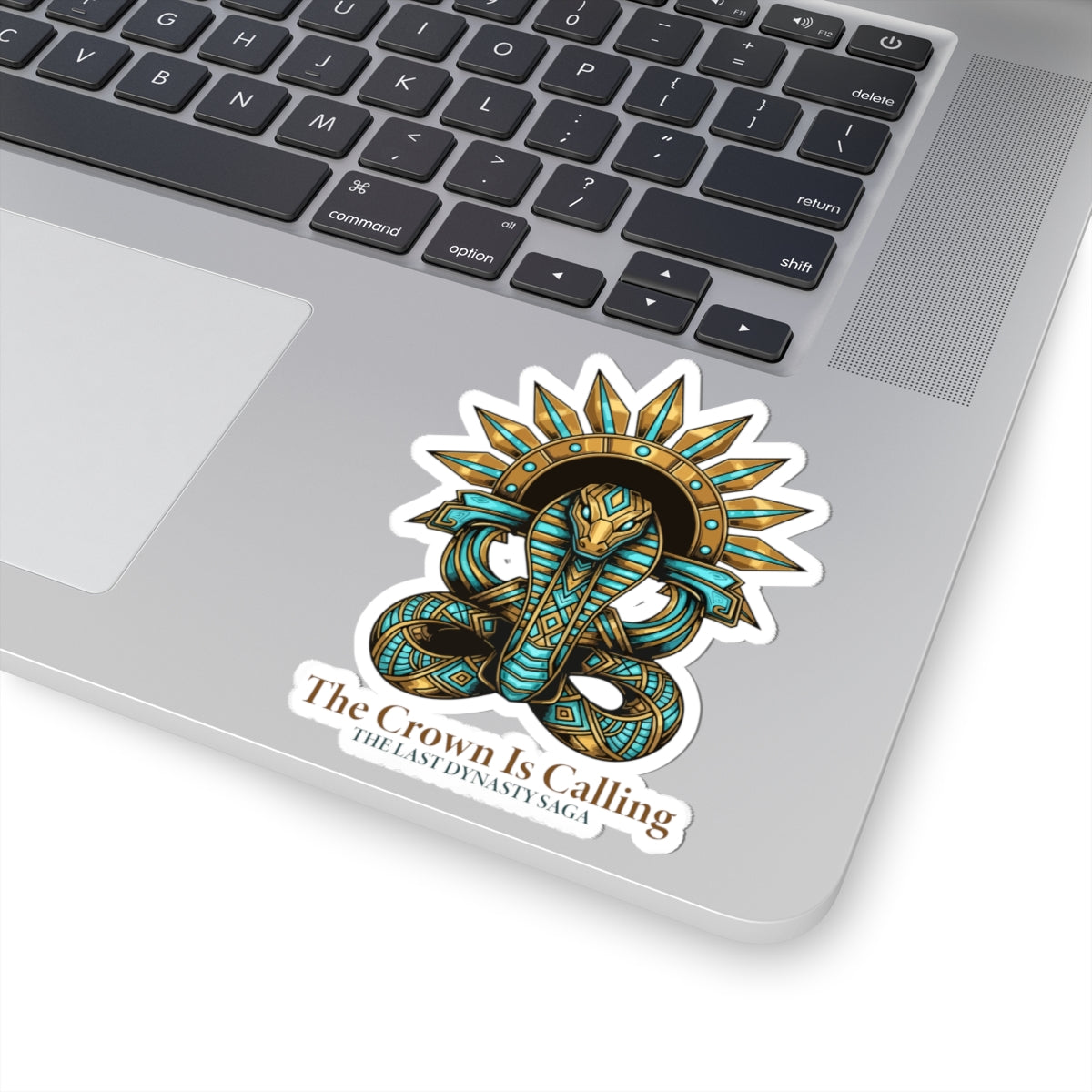 Last Dynasty Saga Sticker — Minimalist Retro Game Logo Kiss-Cut Sticker