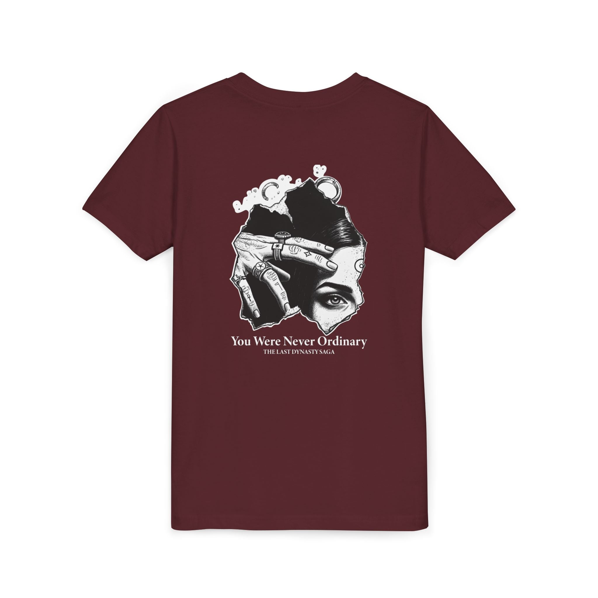 Youth Graphic Tee — THE SAGA Compass & Abstract Hero&