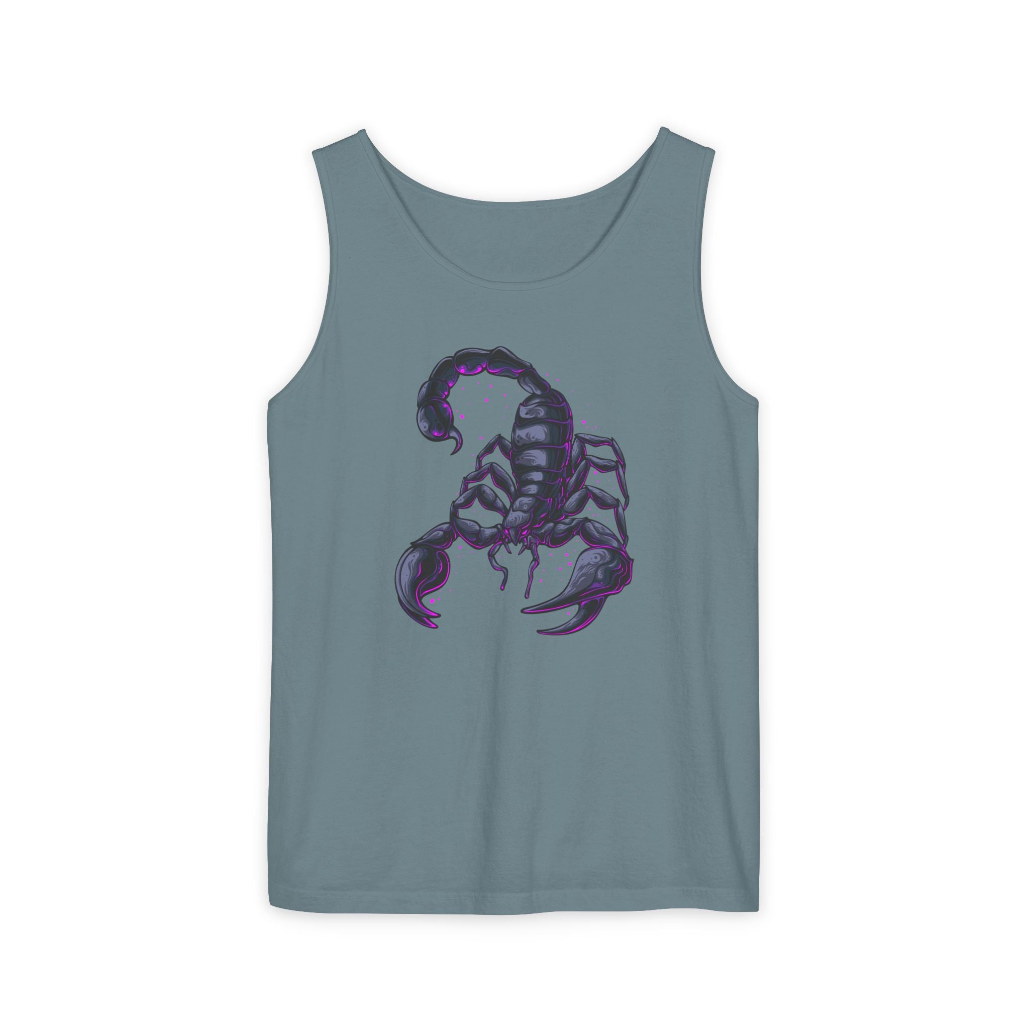 Scorpion Graphic Tank Top — Dark Cosmic Scorpion Art