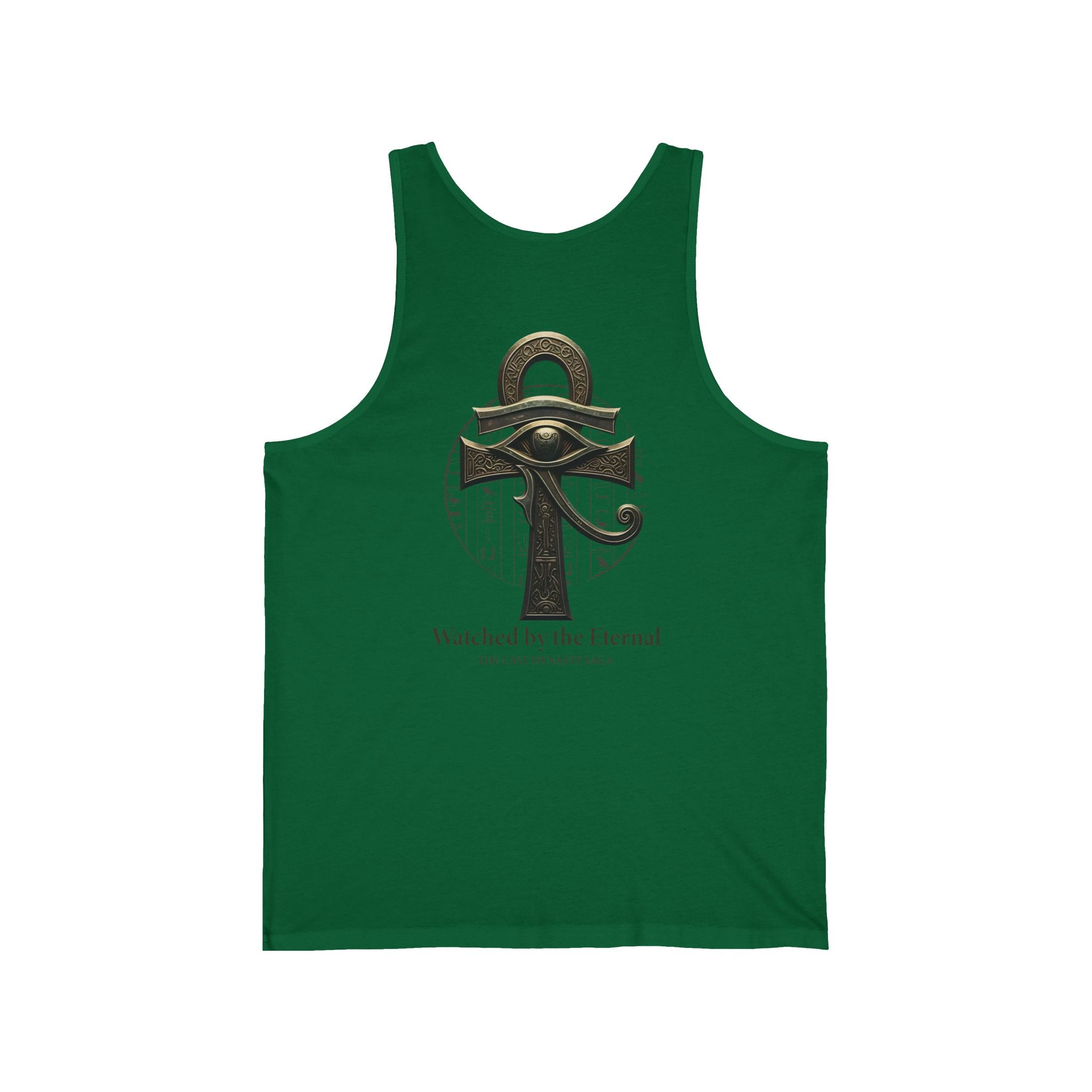 Egyptian Scarab & Eye Tank Top — "This Is Your Awakening" Spiritual Graphic Tank