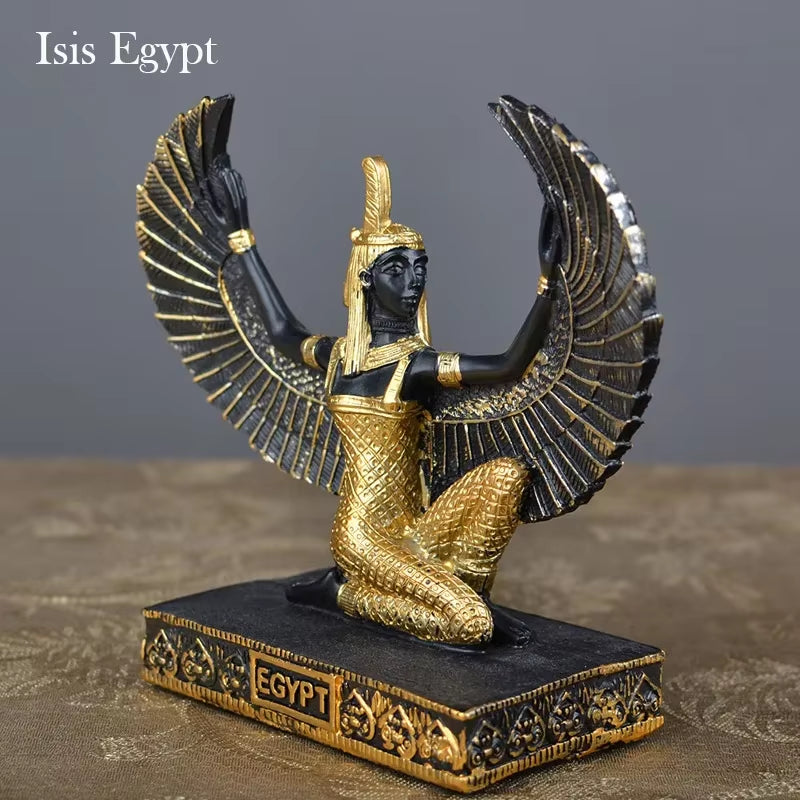 The Temple Relics Collection Pyramid • Obelisk • Isis Guardian Sculpture