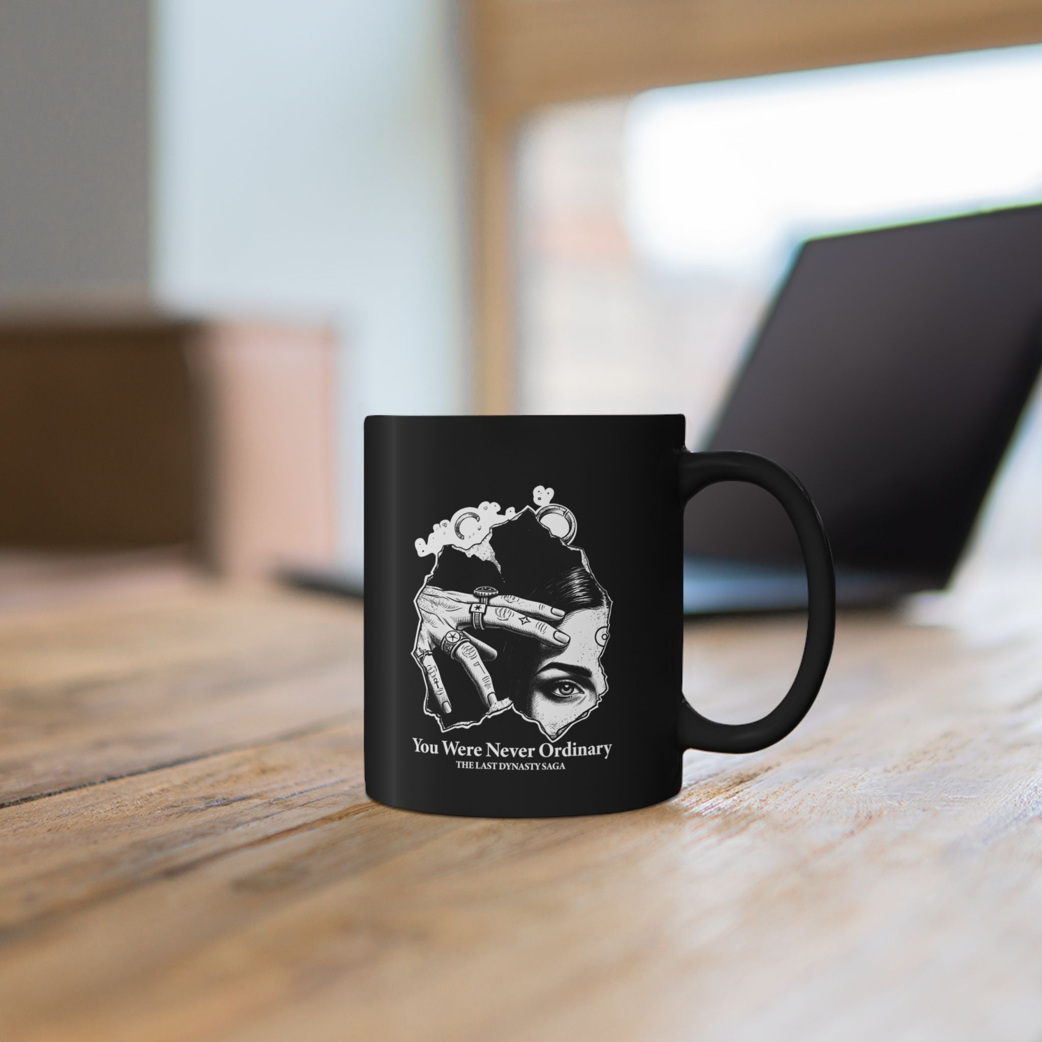 Black Ceramic Mug — &