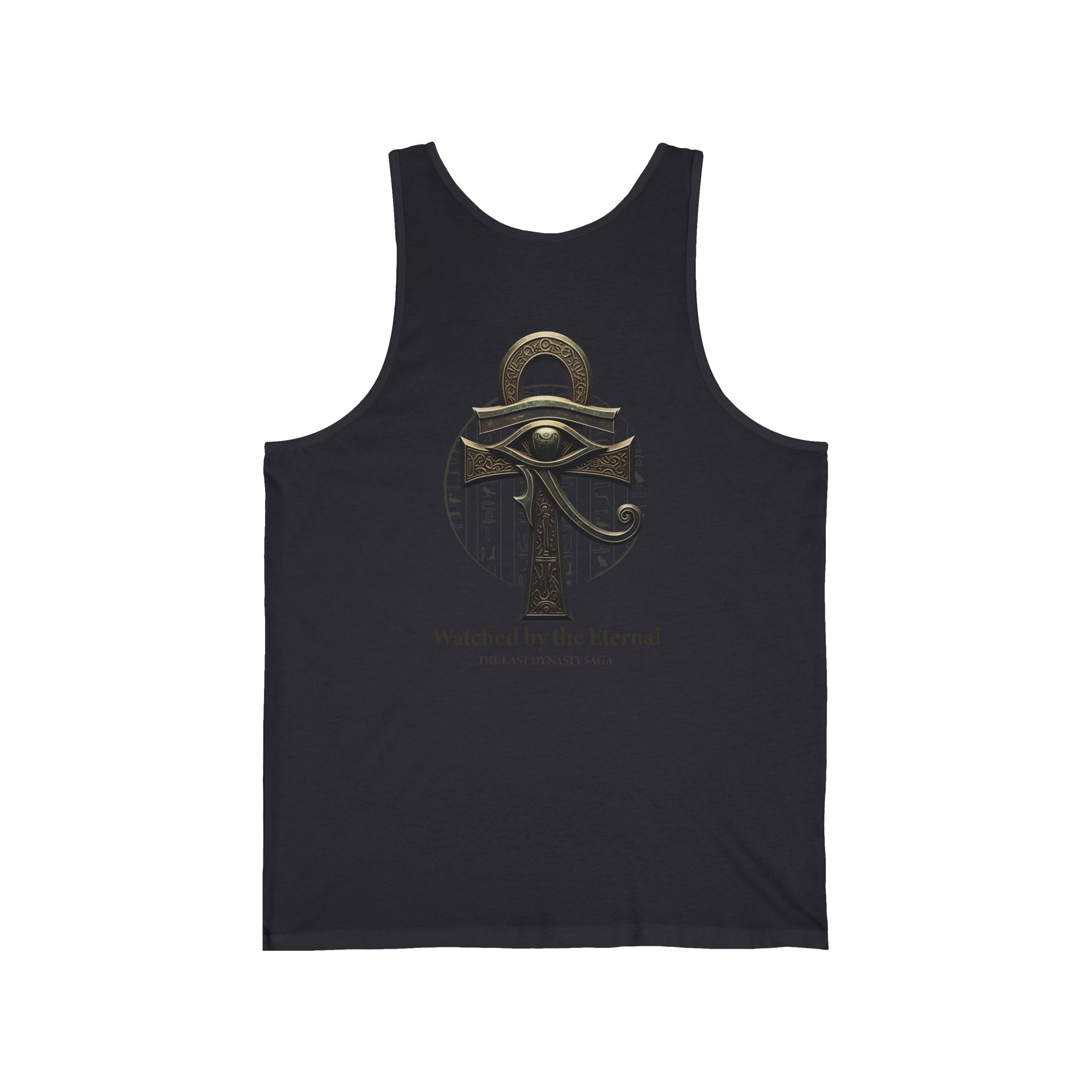 Egyptian Scarab & Eye Tank Top — "This Is Your Awakening" Spiritual Graphic Tank