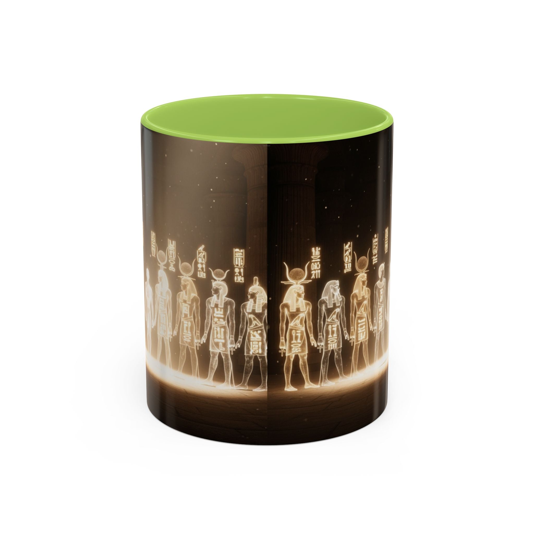 Egyptian Gods Lineup Coffee Mug — Ancient Deities Accent Mug (11/15oz)