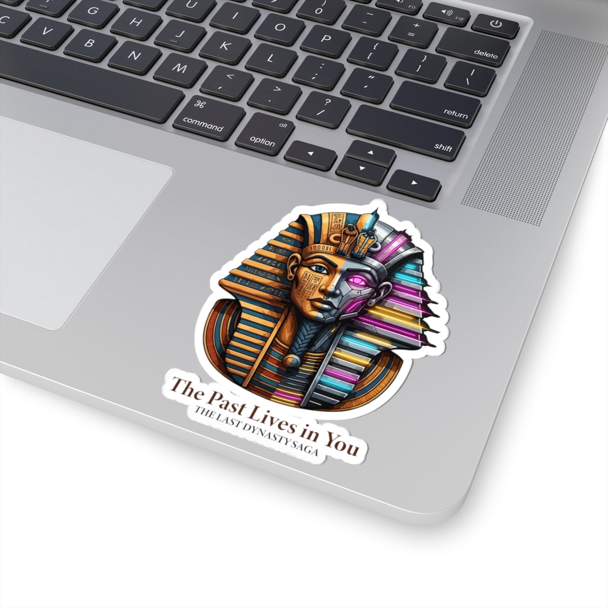 Last Dynasty Saga Sticker — Minimalist Retro Game Logo Kiss-Cut Sticker