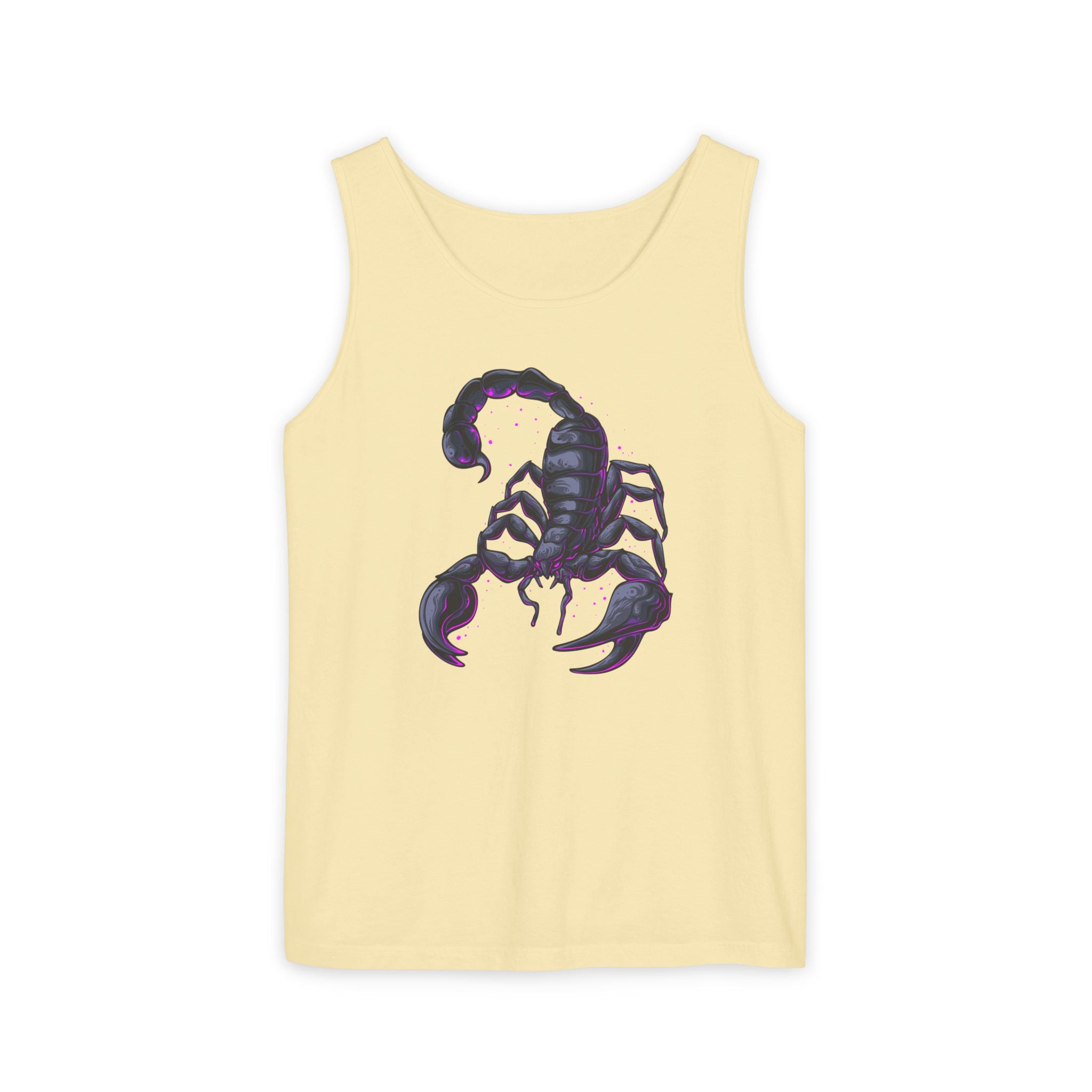 Scorpion Graphic Tank Top — Dark Cosmic Scorpion Art