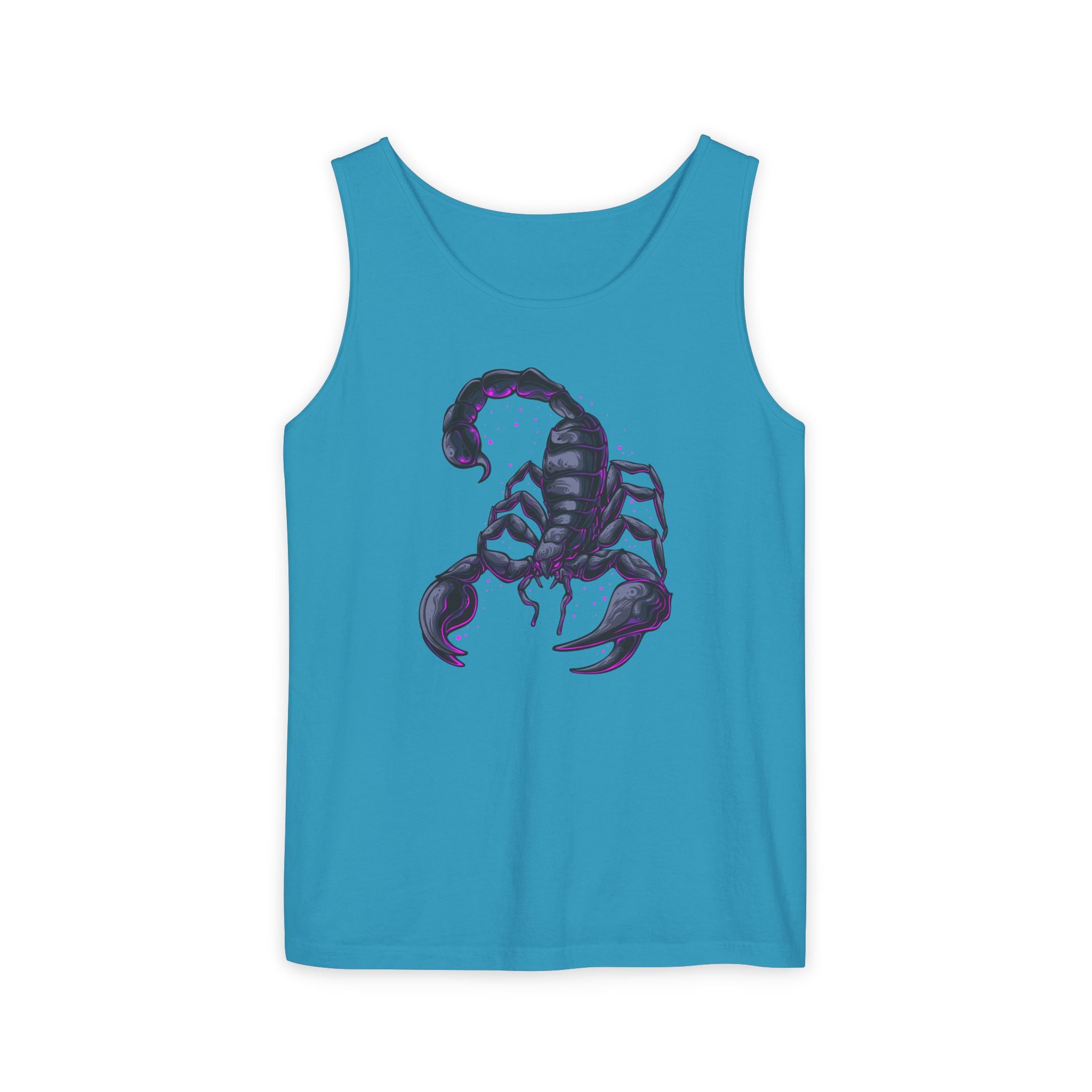 Scorpion Graphic Tank Top — Dark Cosmic Scorpion Art