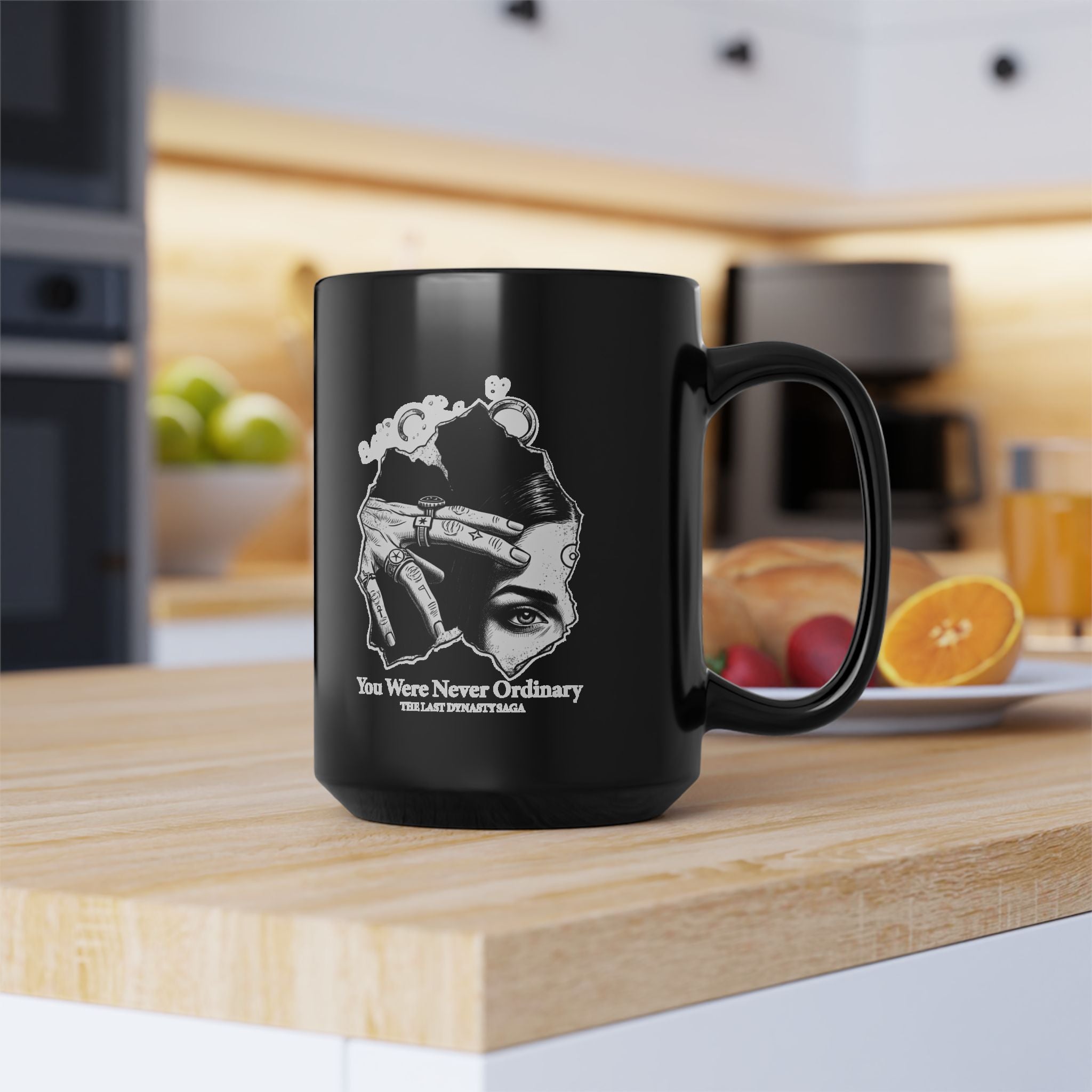 Black Ceramic Mug — &