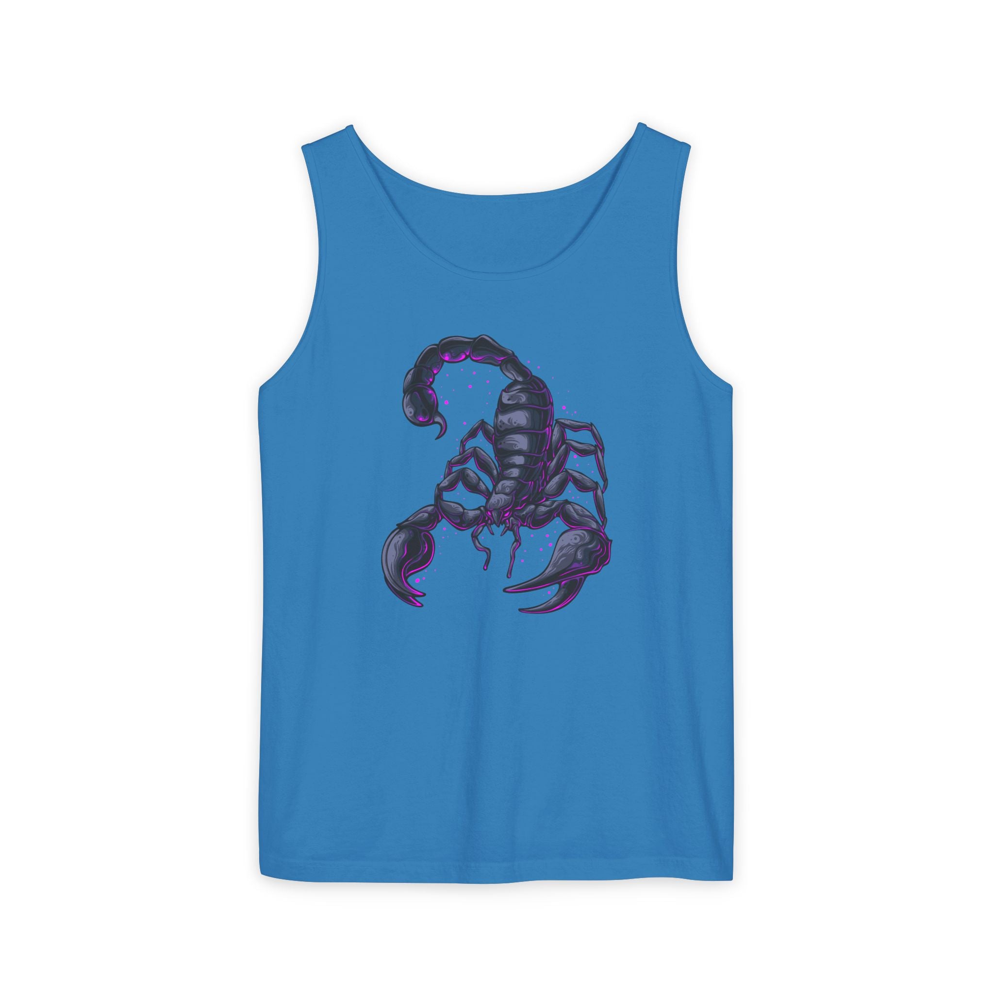 Scorpion Graphic Tank Top — Dark Cosmic Scorpion Art
