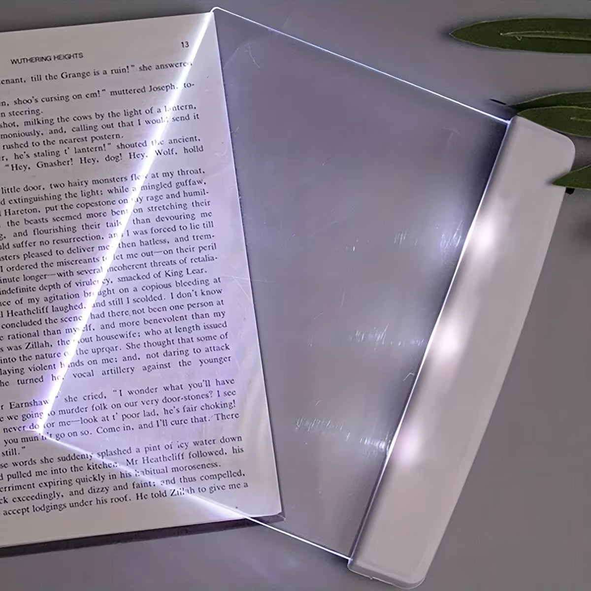 Luminous Archive Reading Light – LED Eye-Protecting Night Light (Portable Bookmark Design)