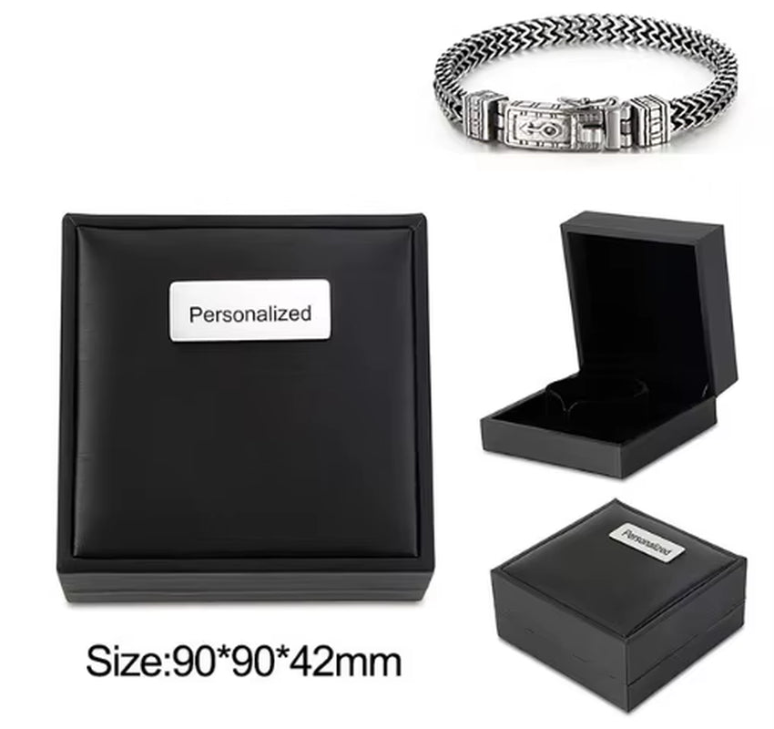 Ankh Mesh Bracelet 8mm Stainless Steel Chain | Symbol of Life