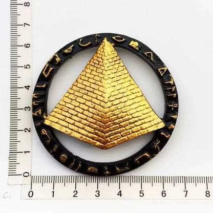 Egyptian Pharaoh &amp; Anubis Fridge Magnet Resin Souvenir Decorative Accent