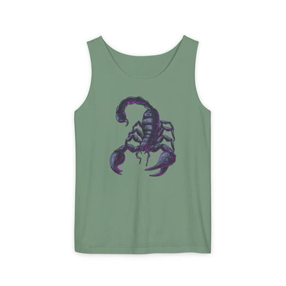 Scorpion Graphic Tank Top — Dark Cosmic Scorpion Art