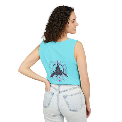 Scorpion Graphic Tank Top — Dark Cosmic Scorpion Art